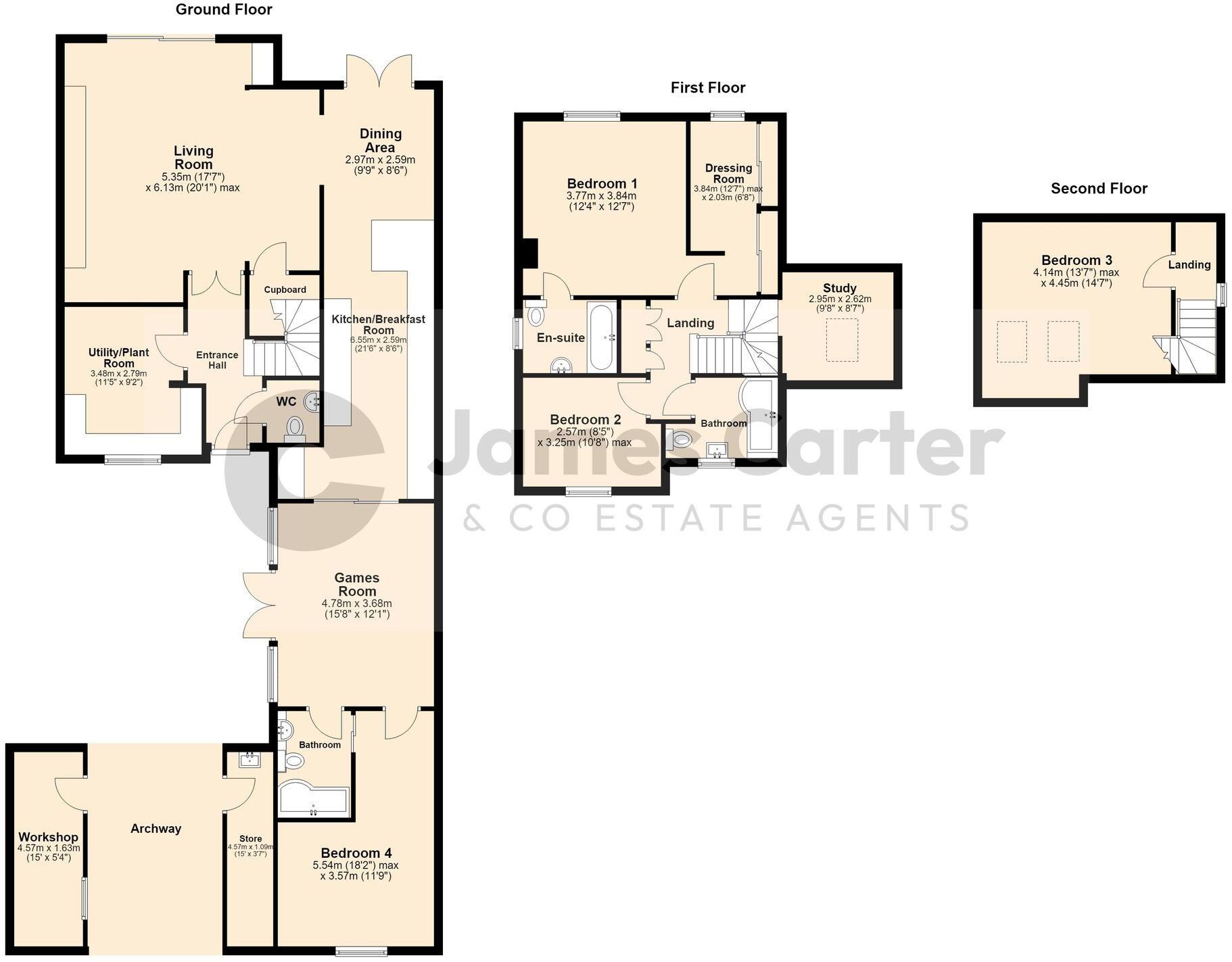 Holywell Road, Playing Place, TR3 floorplan