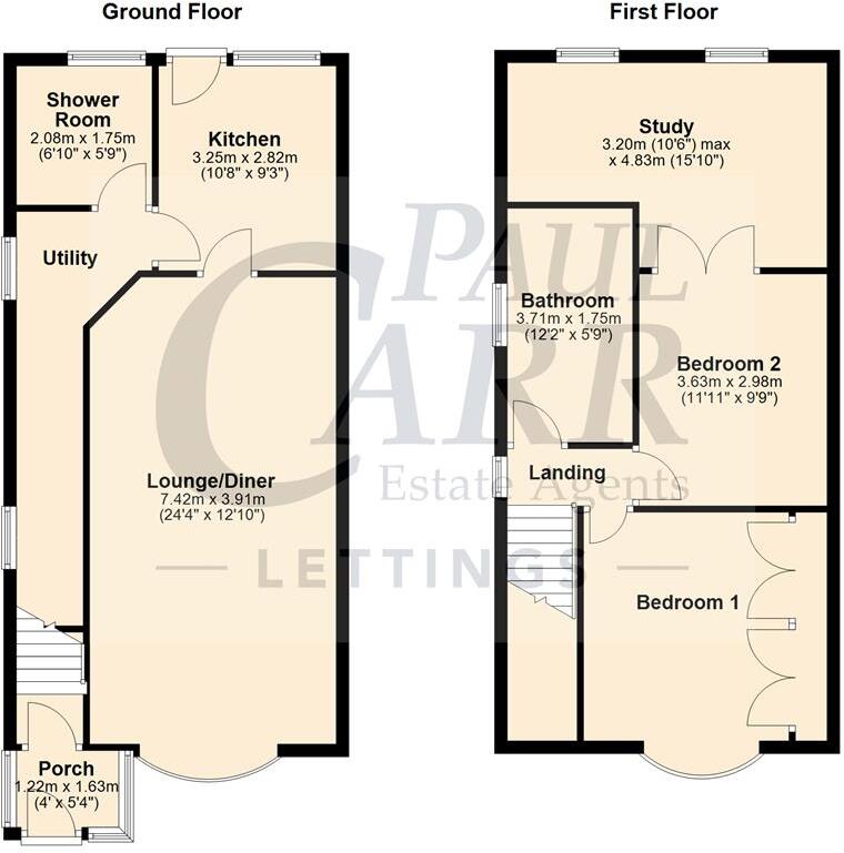 Norton Lane, Great Wyrley floorplan