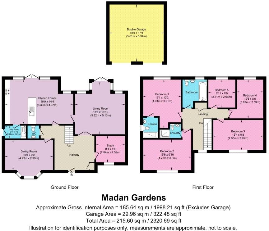 Madan Gardens, Bishops Tachbrook, Leamington Spa, Warwickshire, CV33 floorplan