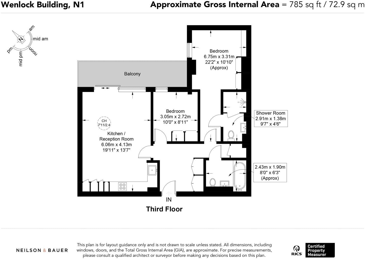 Wharf Road, London, N1 floorplan