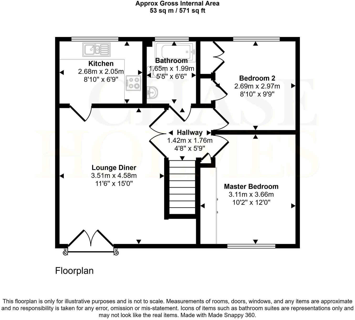 Leicester Way, Jarrow, NE32 floorplan