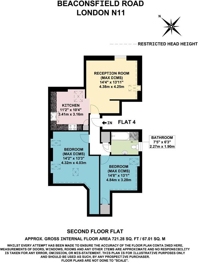 Beaconsfield Road, London, N11 floorplan