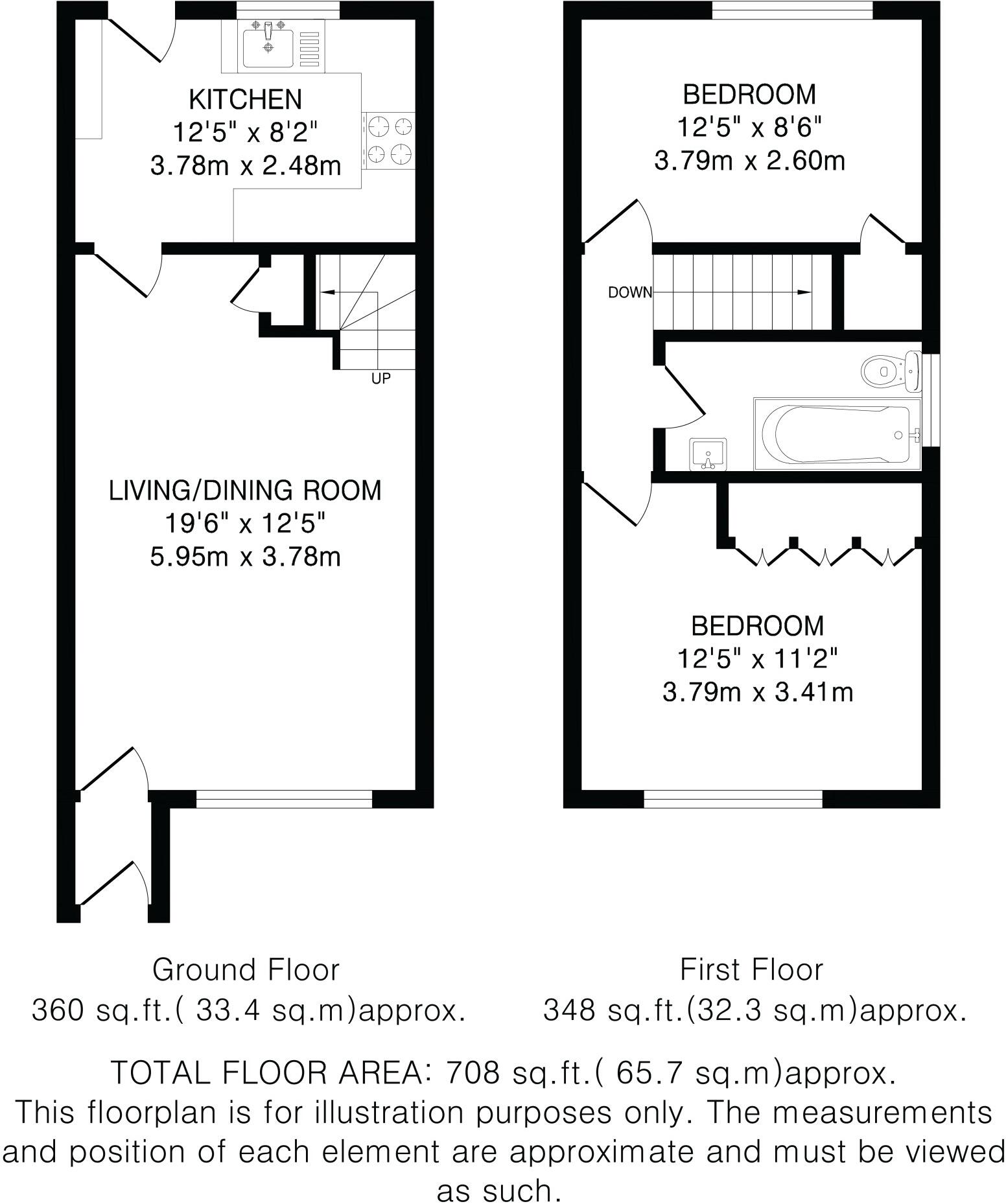 Coleridge Close, Hitchin, SG4 floorplan