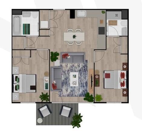 Park Central East, Momento Elephant & Castle floorplan