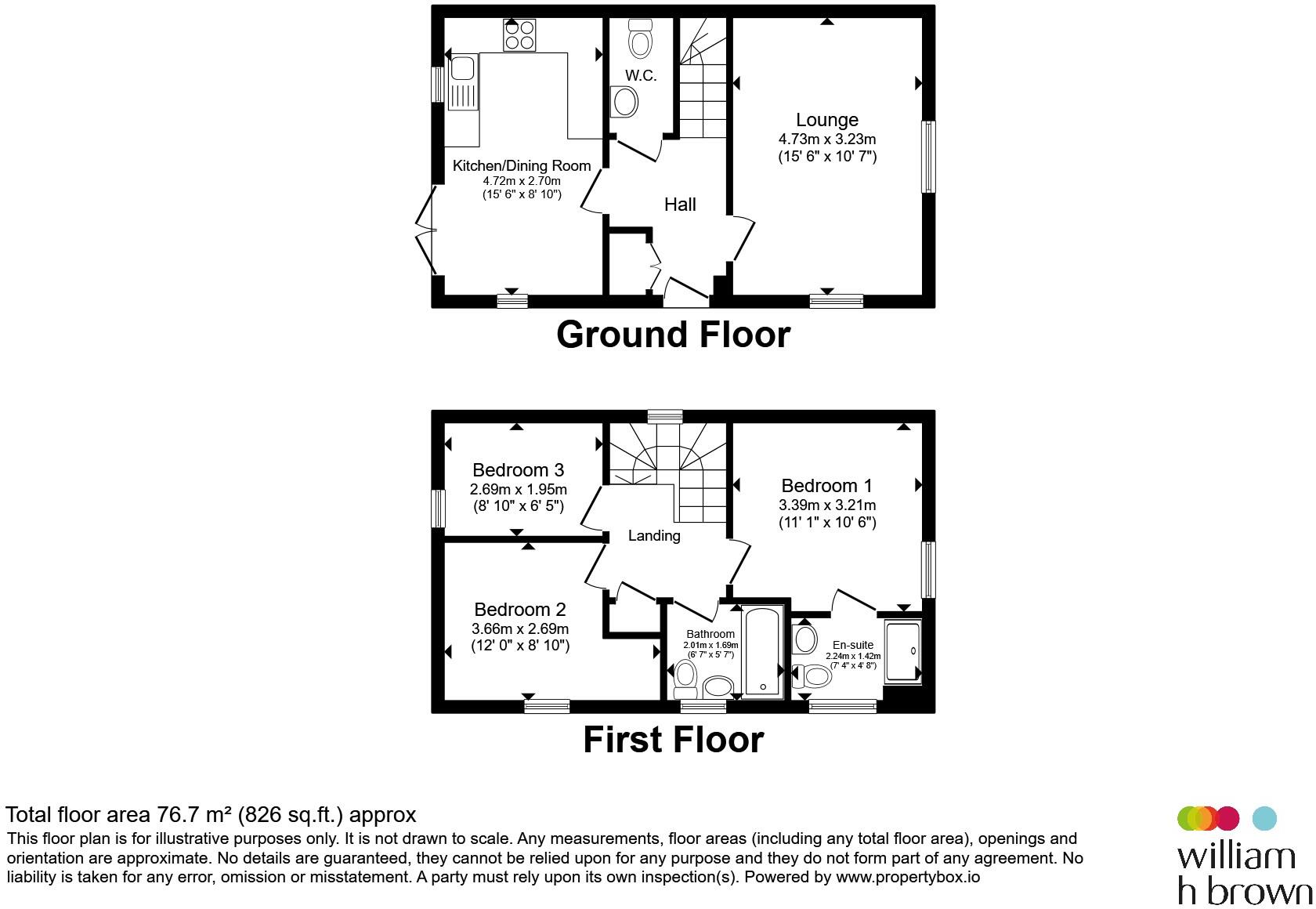 Colliers Place, Dinnington, Sheffield floorplan