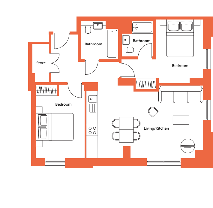 Soho Yard, S3 floorplan