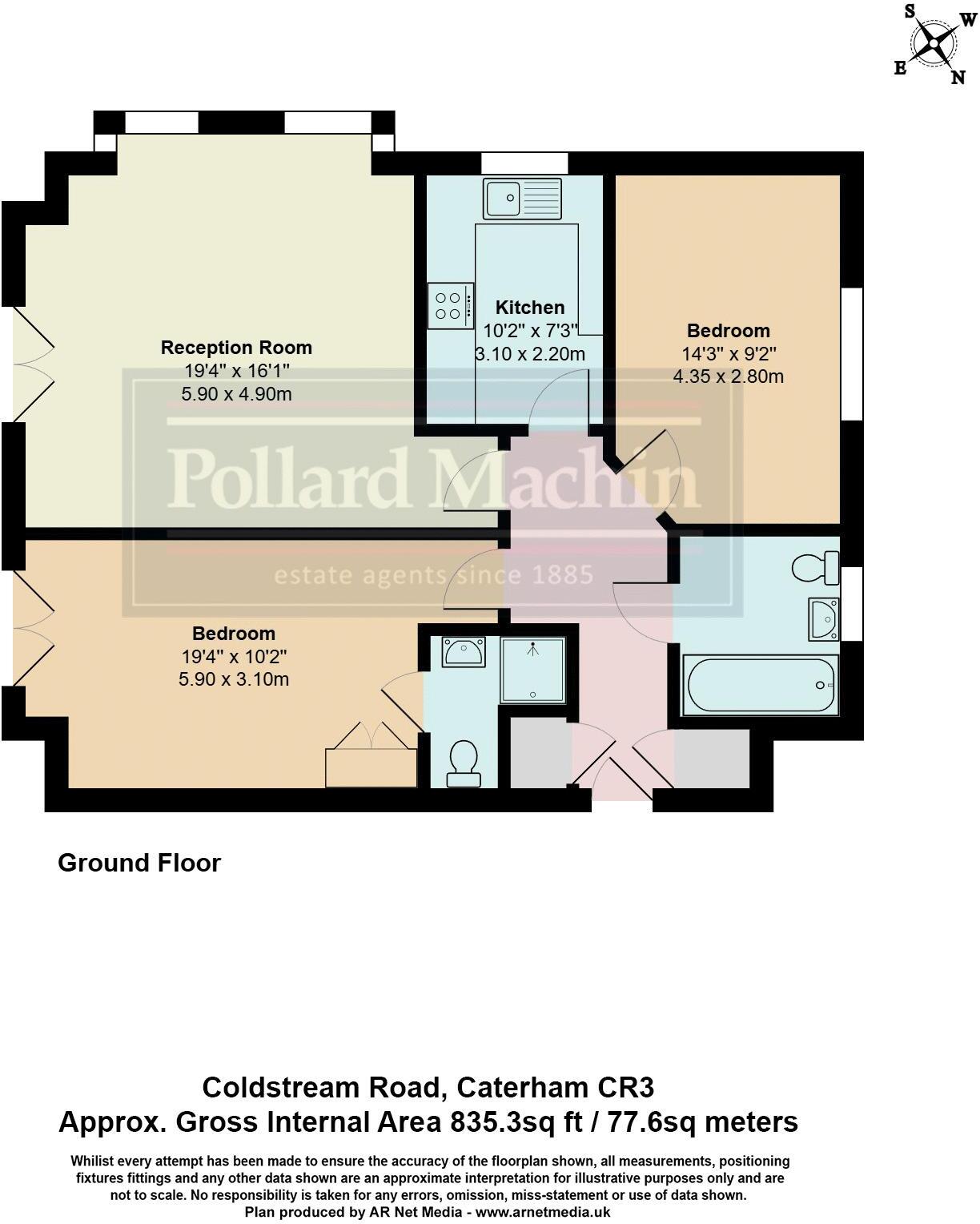 Coldstream Road, Caterham floorplan