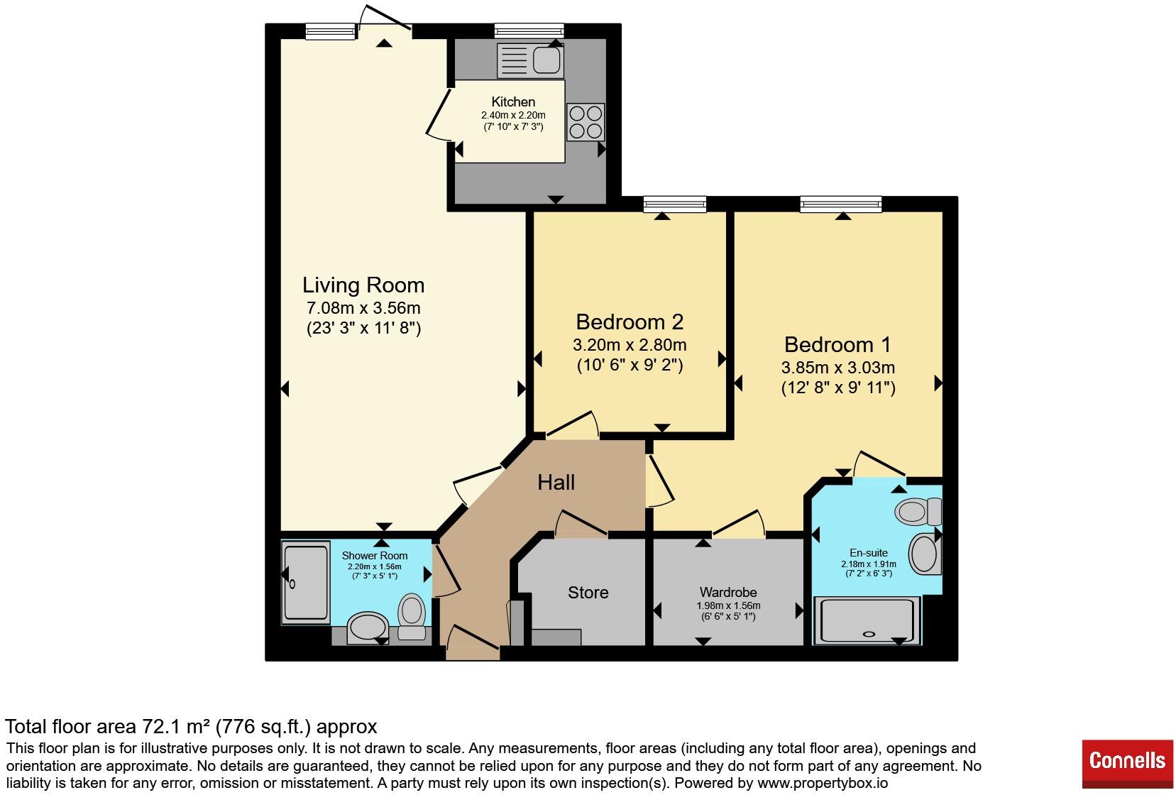 Hampton Close, Southampton floorplan