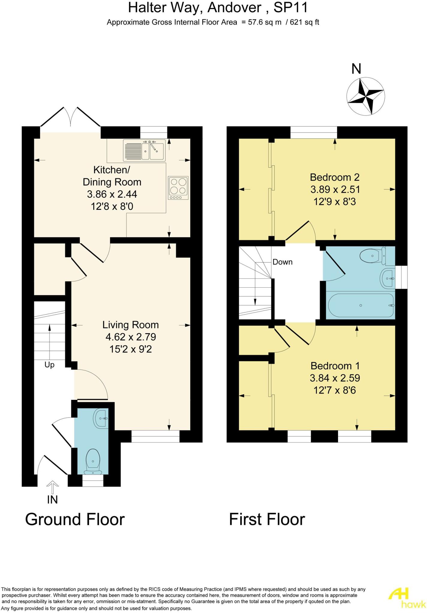 Halter Way, Andover, SP11 floorplan