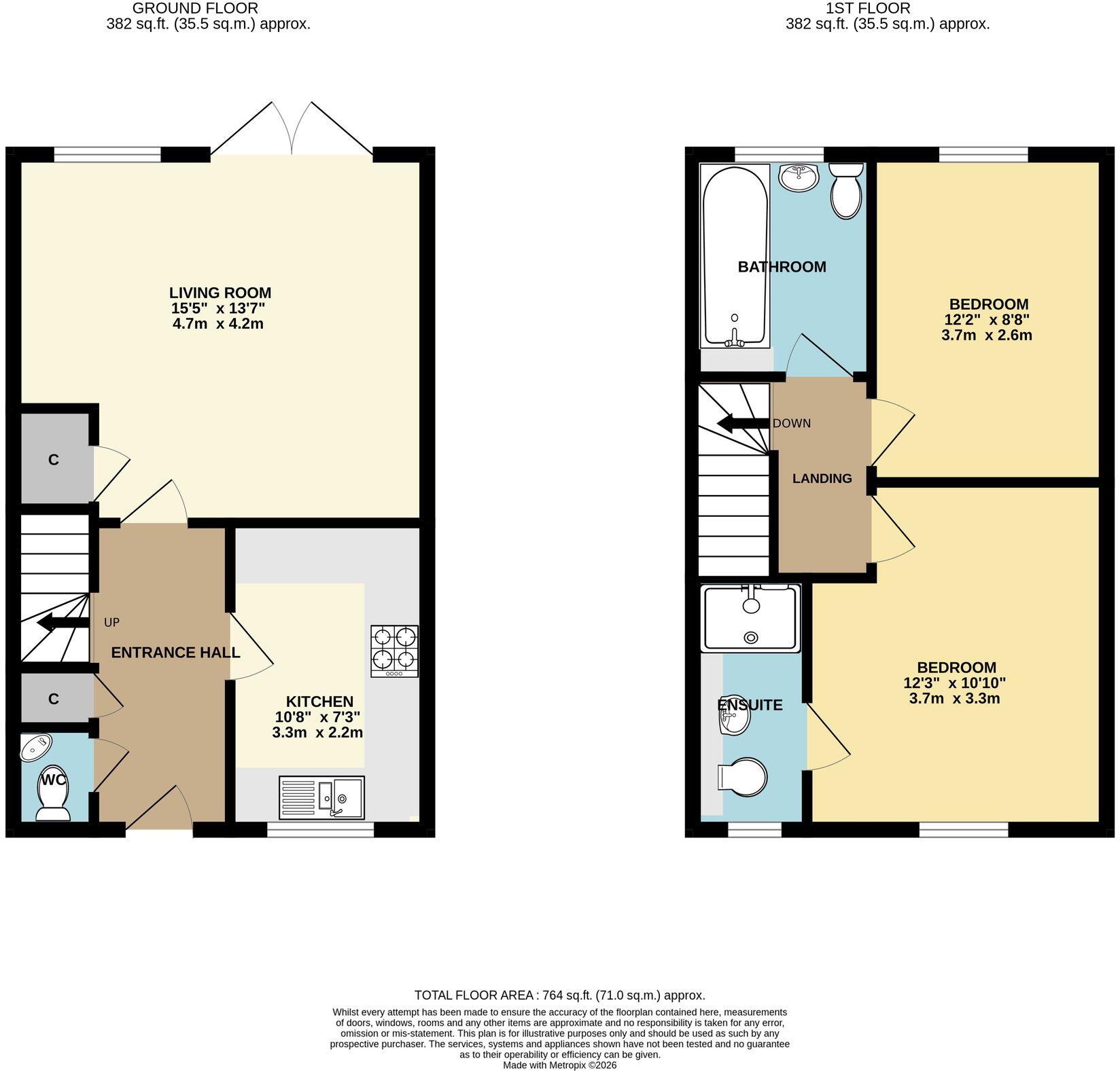 Treadway Close, Bevere, WR3 floorplan