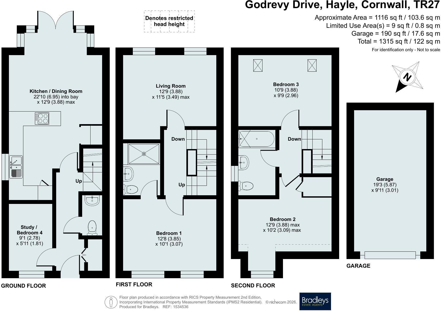Godrevy Drive, Hayle, Cornwall, TR27 floorplan