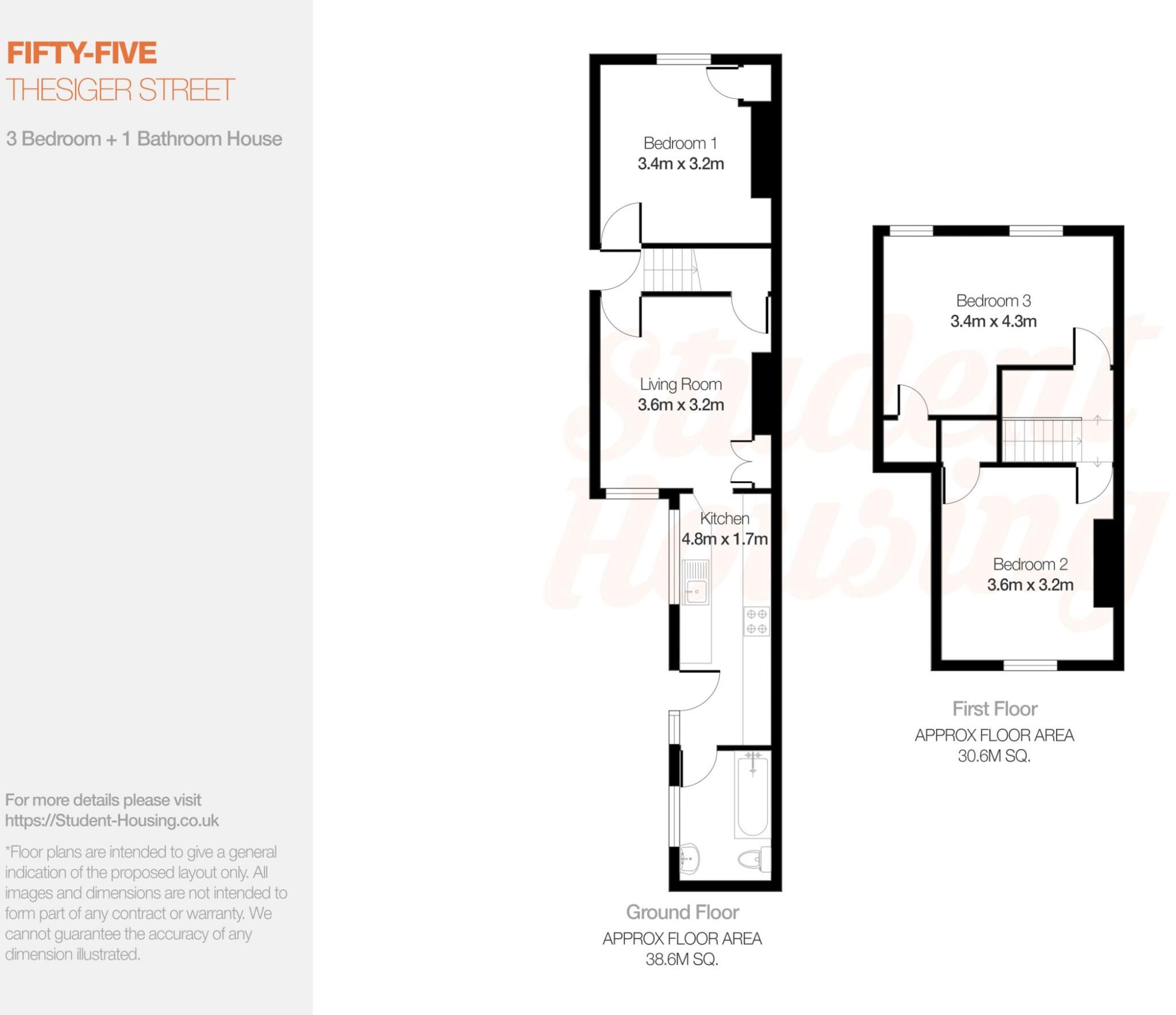 3 Bed House // AUG 2026 // Spacious Garden floorplan