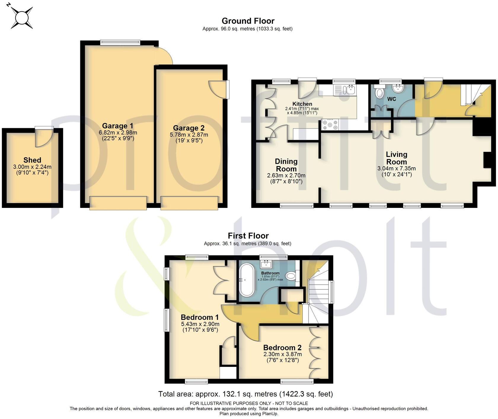 Chesham Road, Bovingdon, HP3 floorplan