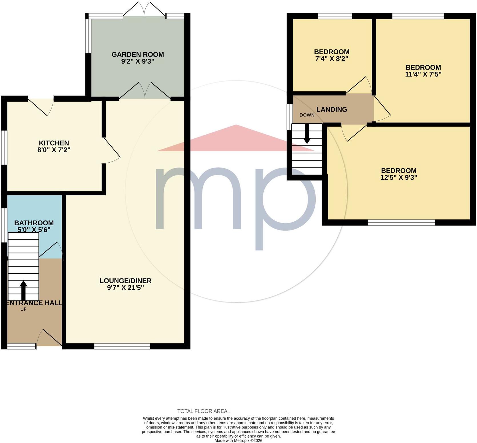 71, Auckland Way, Stockton-On-Tees, TS18 floorplan