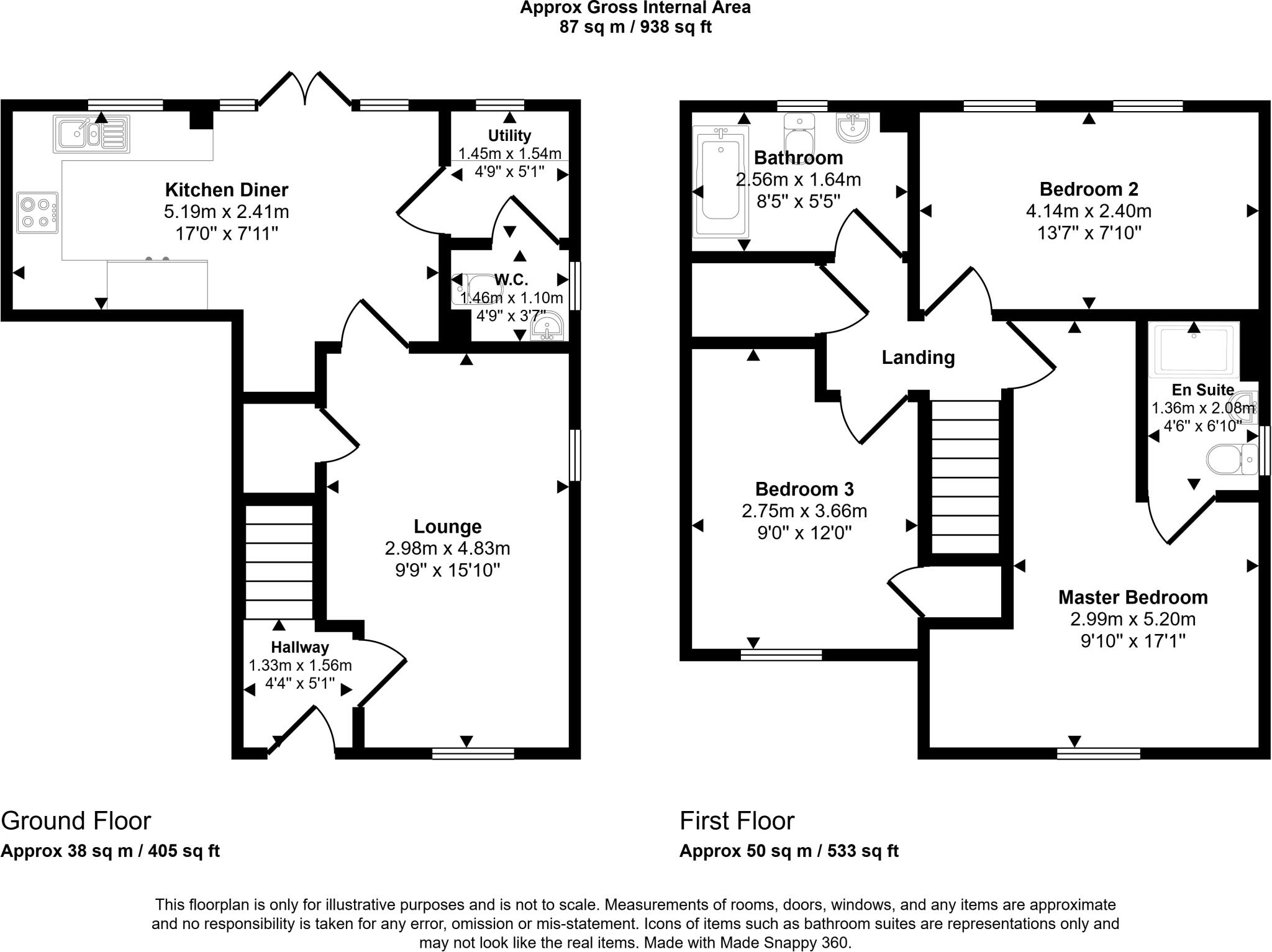 Ivy Drive, West Meadows, Cramlington, Northumberland, NE23 8FP floorplan