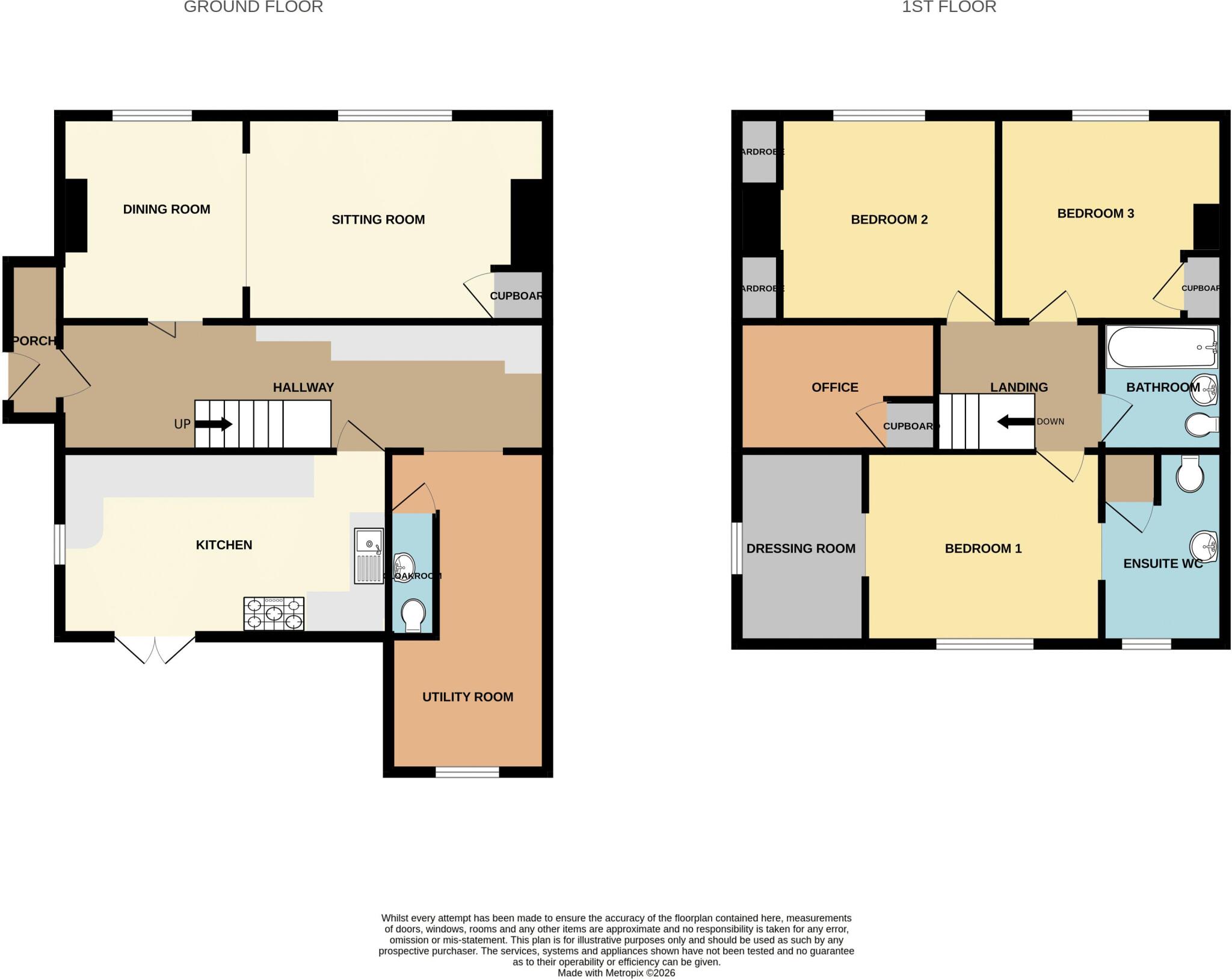 School Road, Taunton floorplan