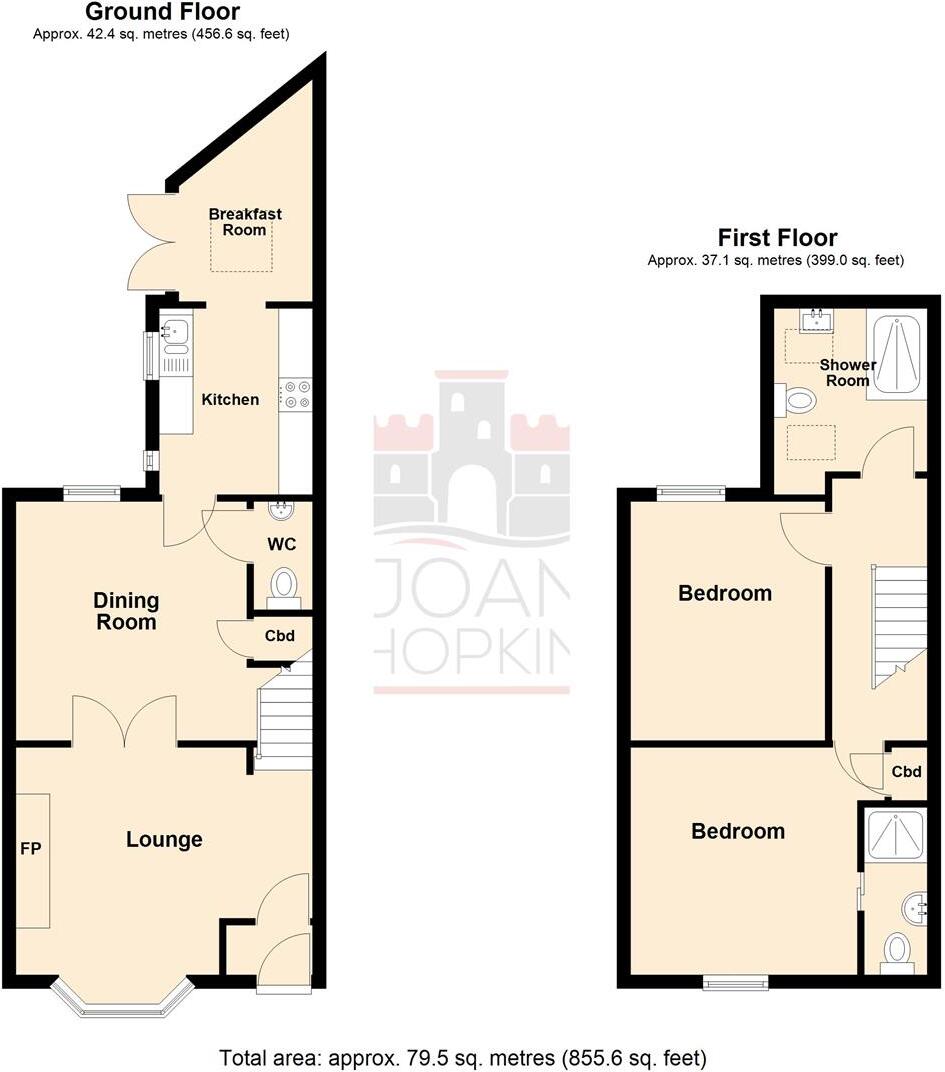 West End, Beaumaris floorplan