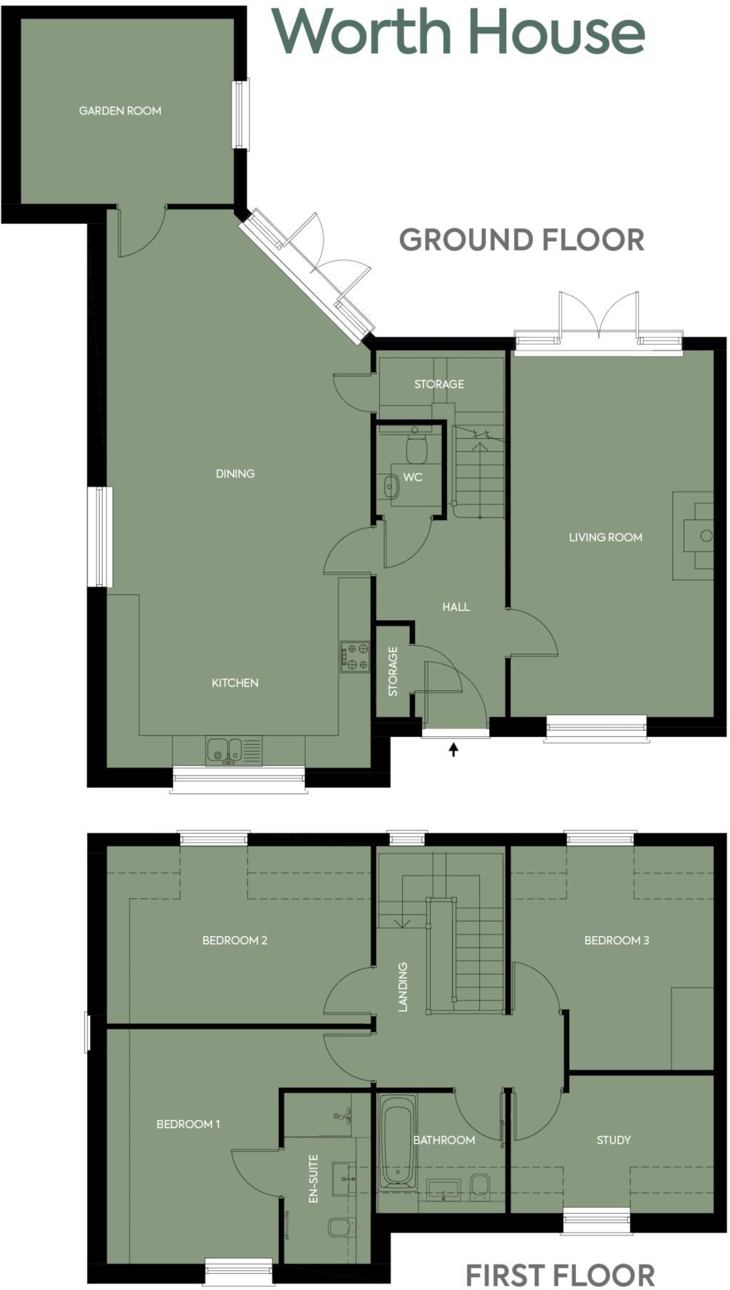 Old Malthouse Lane, Langton Matravers floorplan