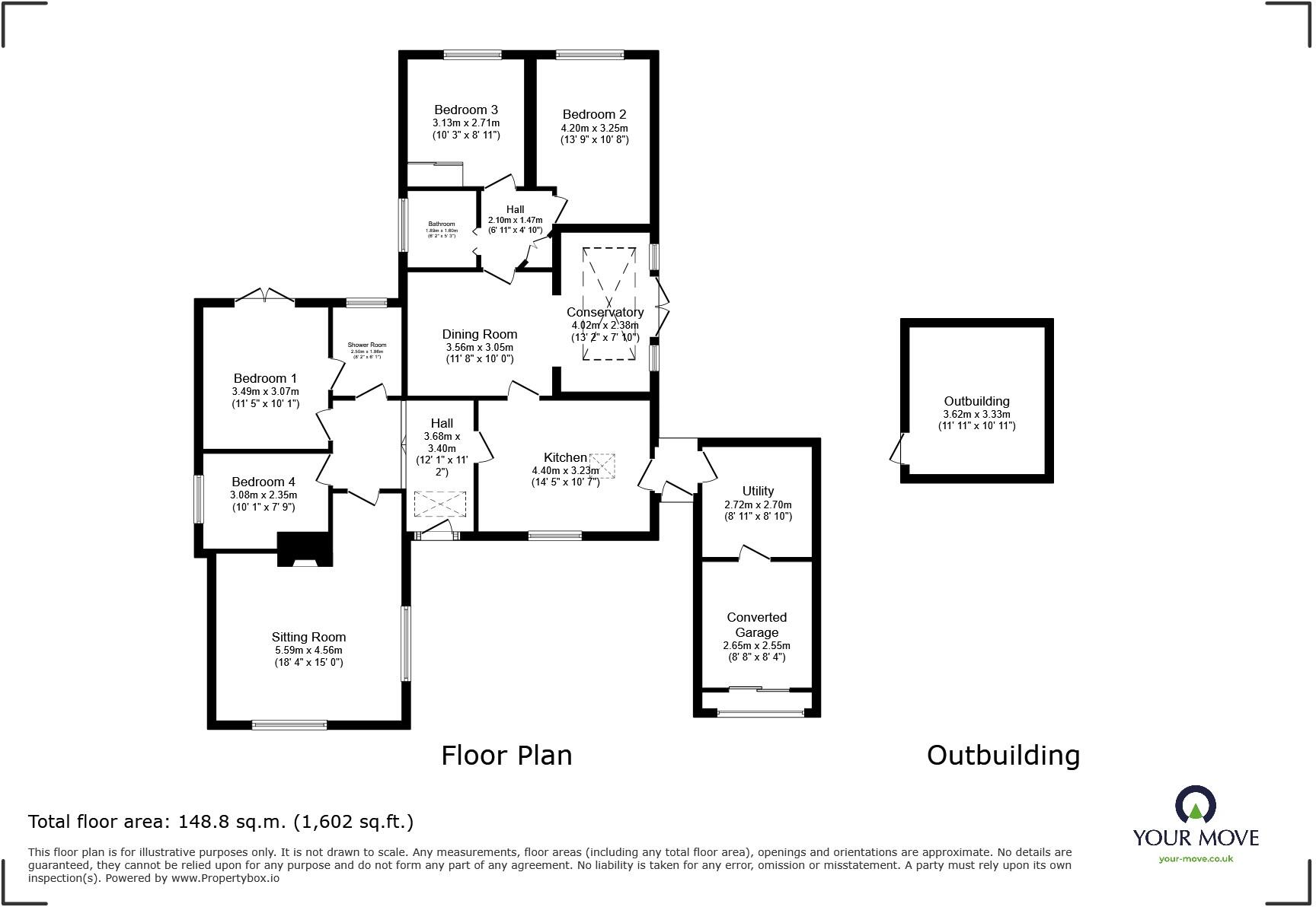 Malling Road, Teston, Maidstone, Kent, ME18 floorplan