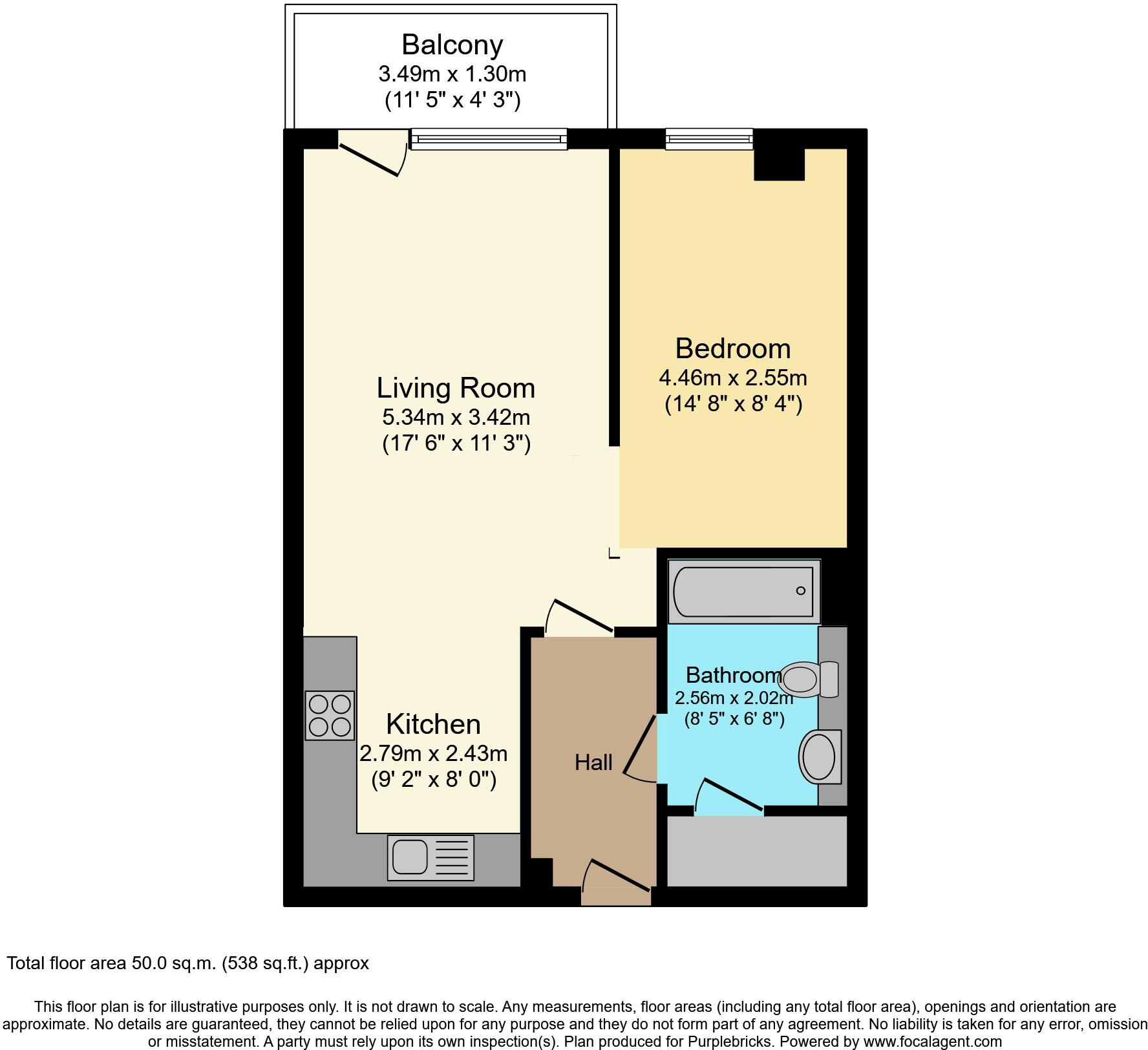 2 Isaac Way, Manchester, M4 floorplan