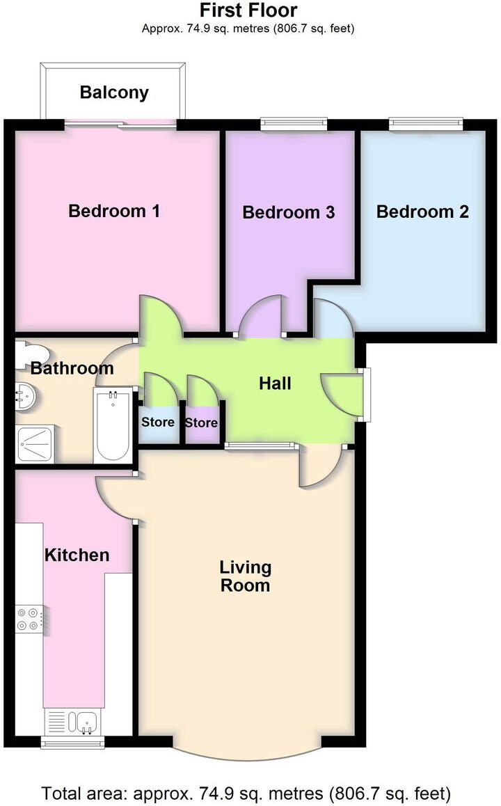 Westlands, Queens Road, Southport floorplan