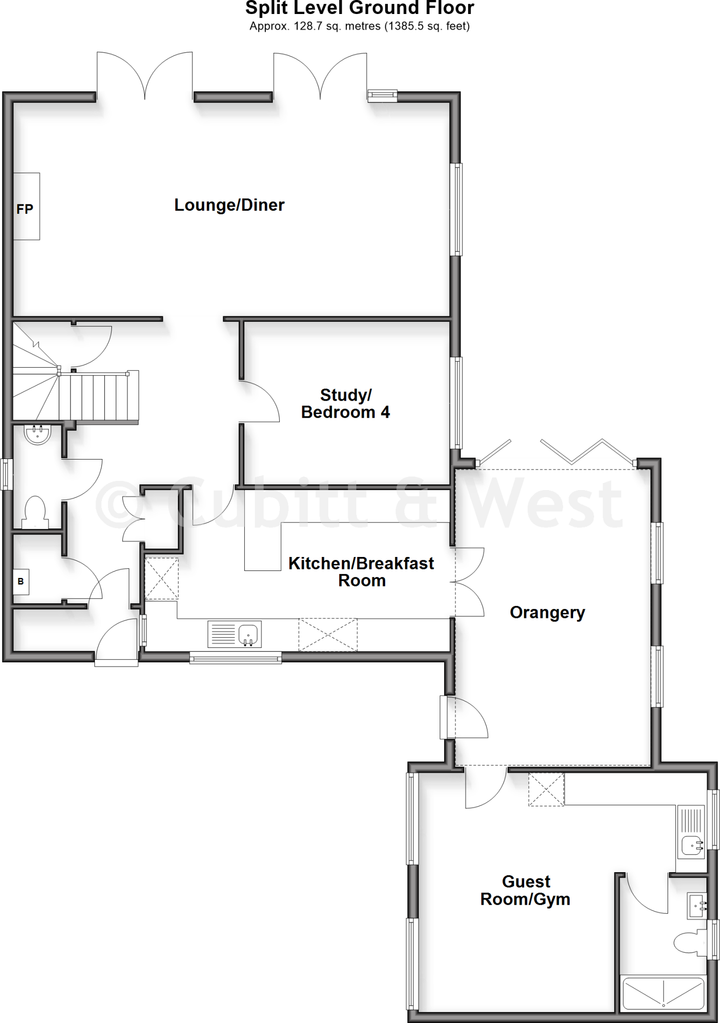 London Road, Ashington, West Sussex floorplan