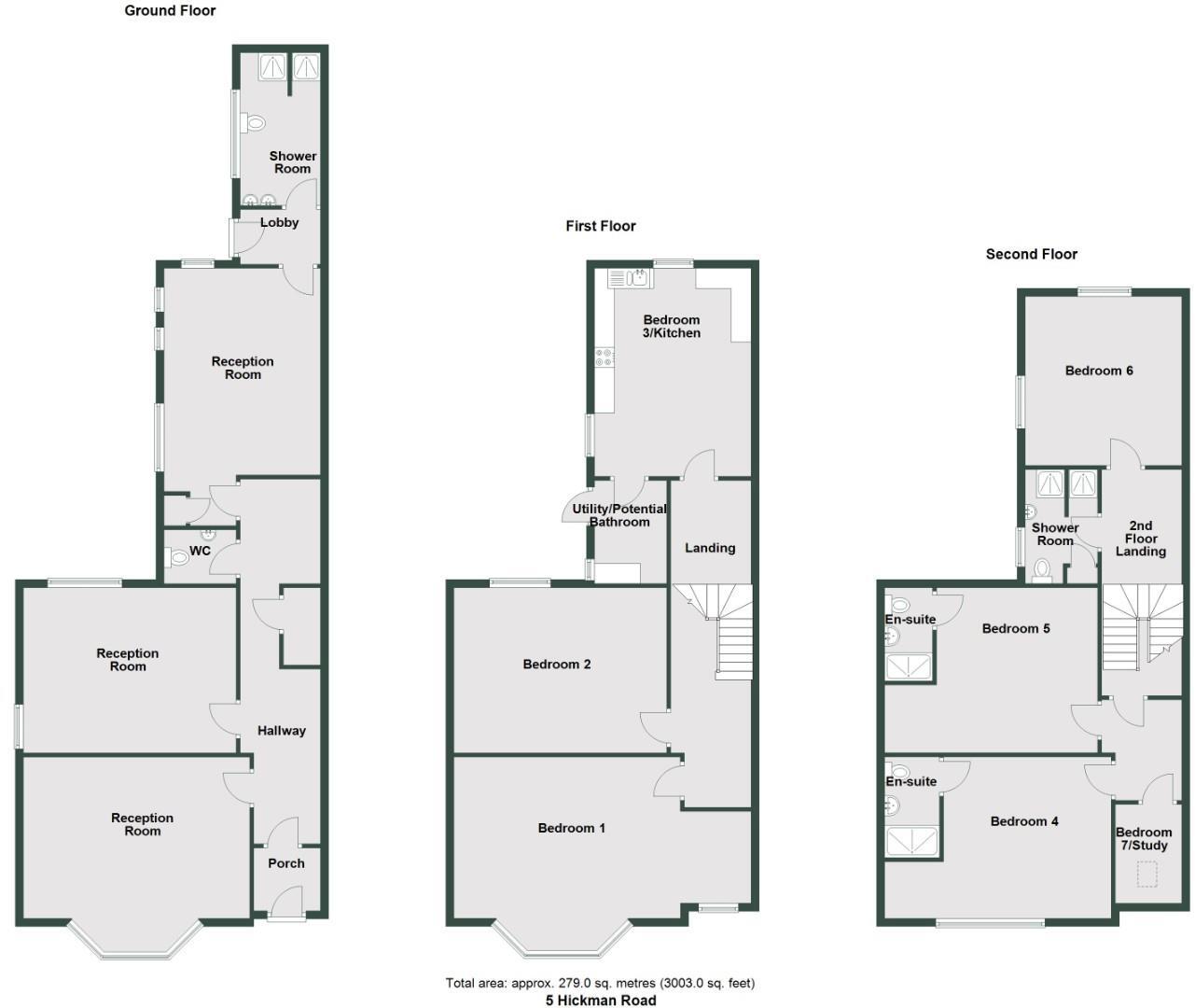 Hickman Road, Penarth floorplan