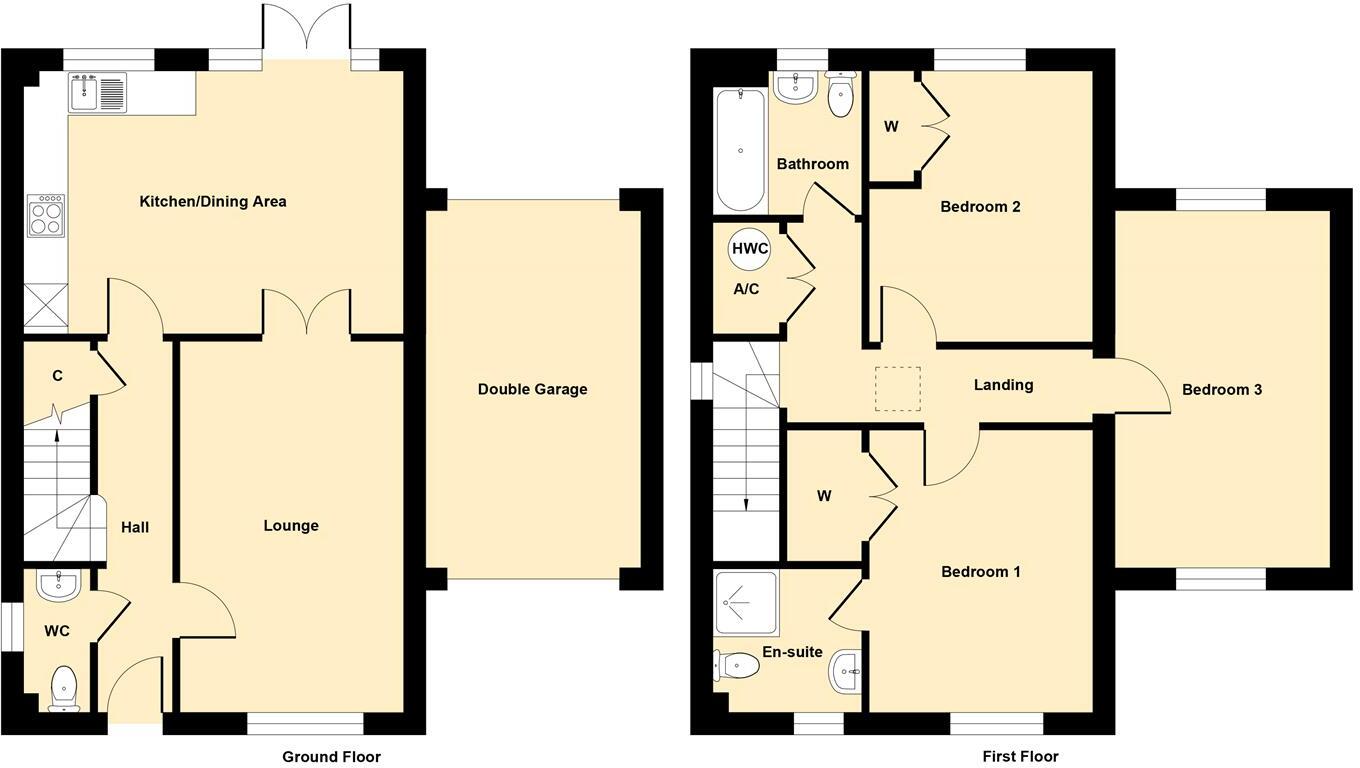 Plot 79, The Mulberry, Valley View, Harleston floorplan