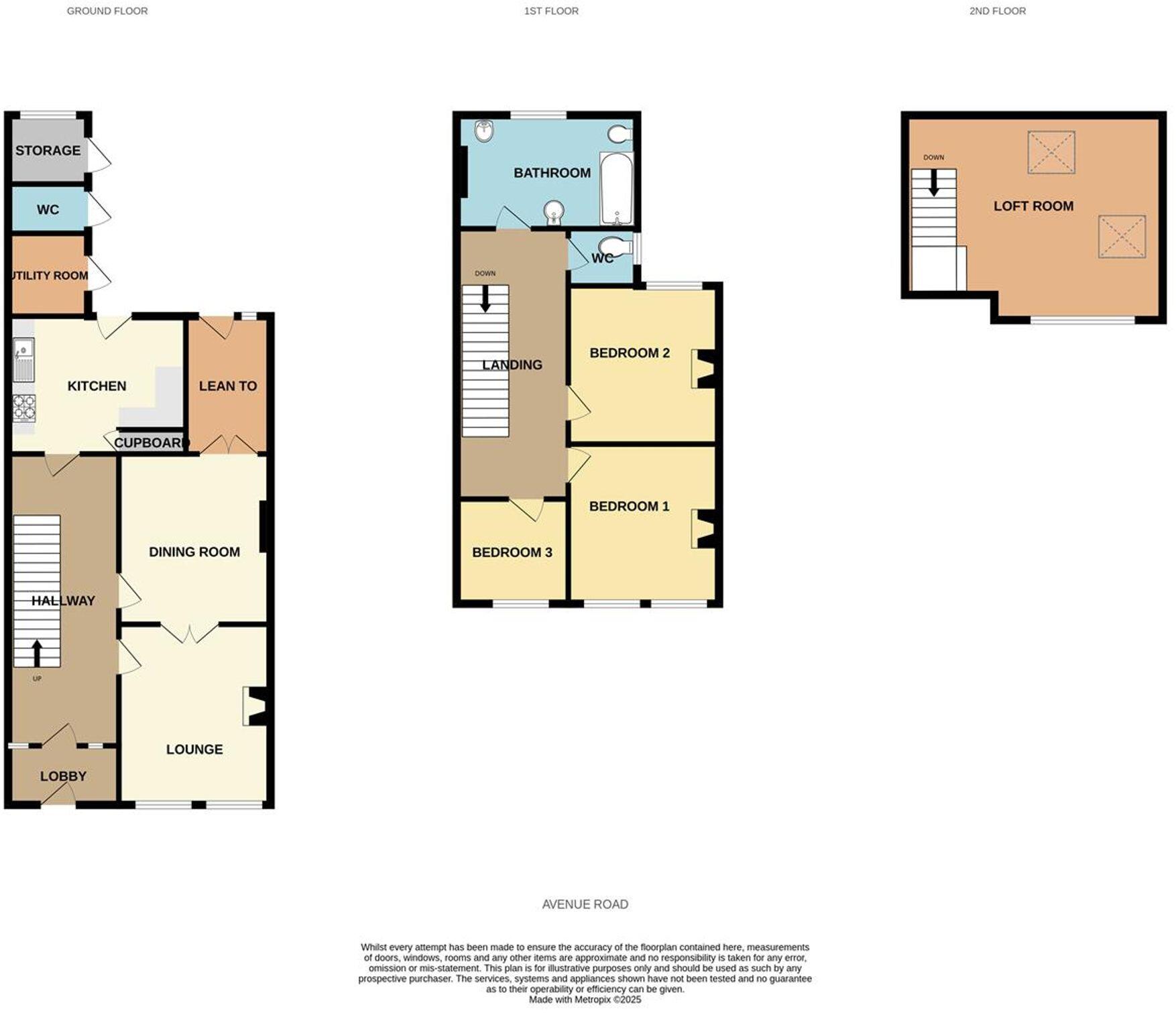 Avenue Road, Weymouth, DT4 floorplan
