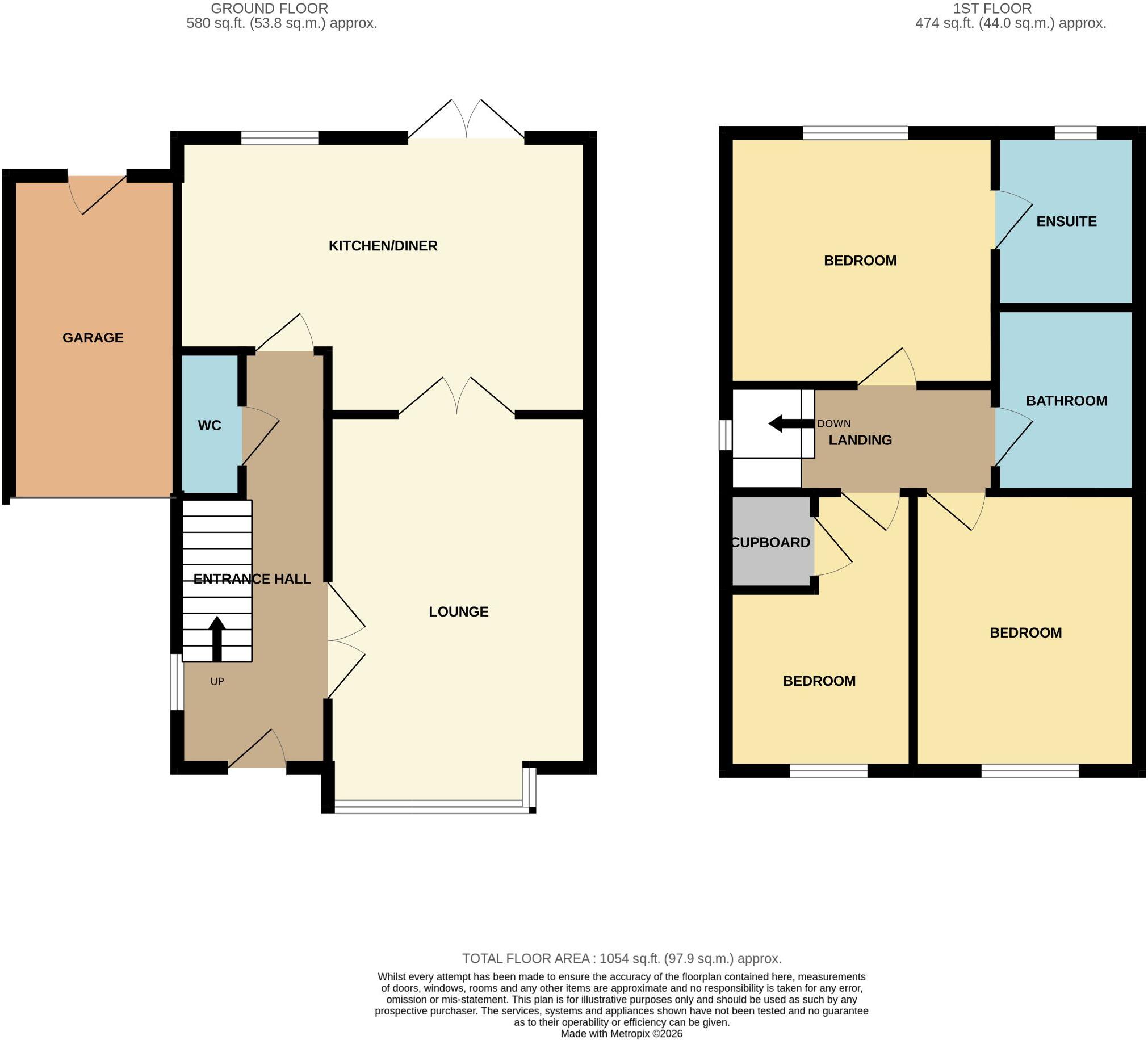 Crescent Place, Benfleet floorplan