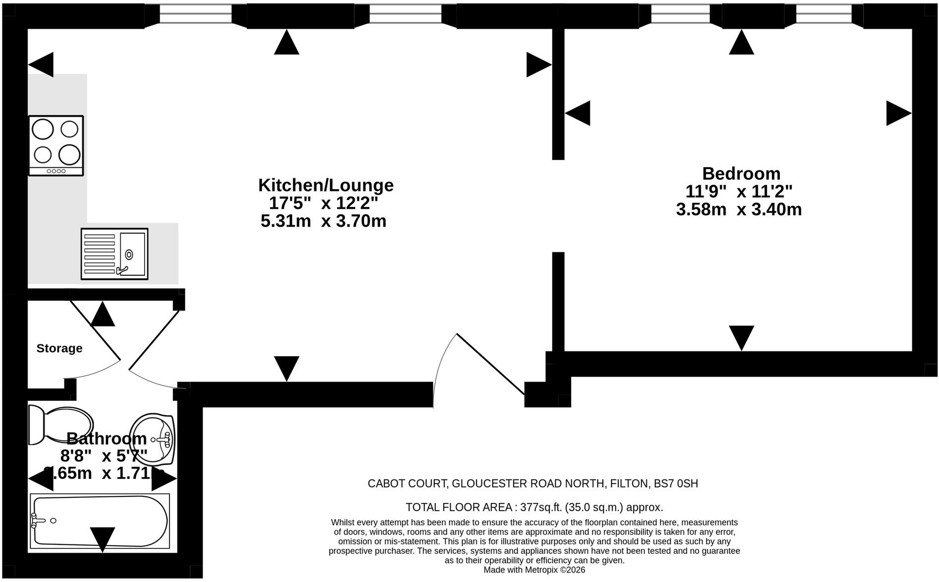 Cabot Court, Gloucester Road North, Filton, Bristol BS7 0SH floorplan