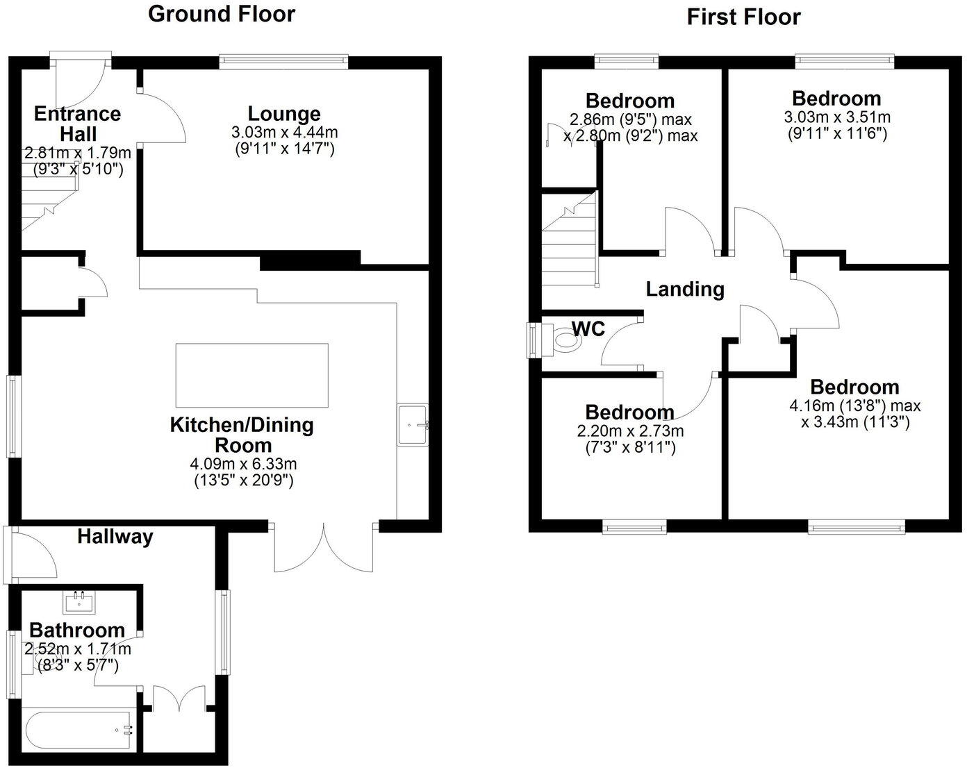 Kingsway, Mapplewell, Barnsley, S75 6EG floorplan