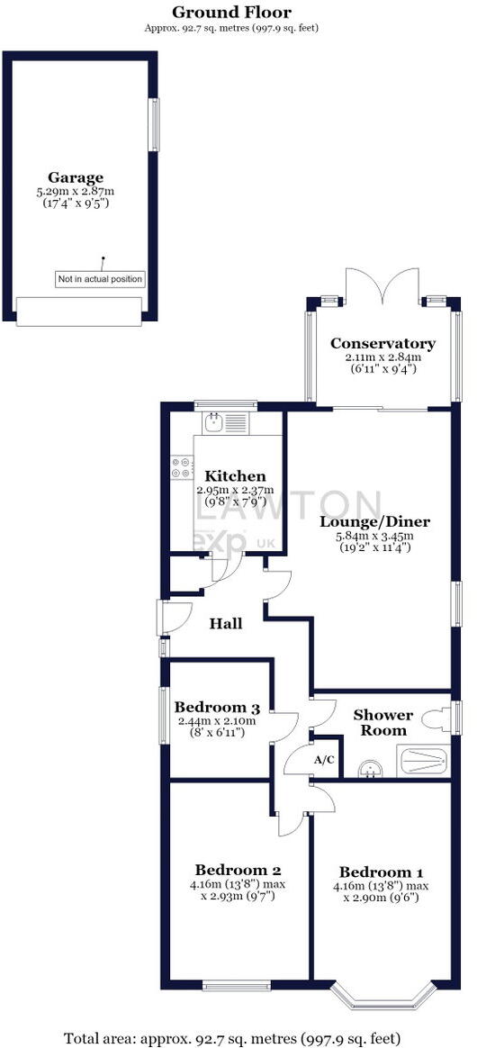 The Heyes, Ravenshead floorplan