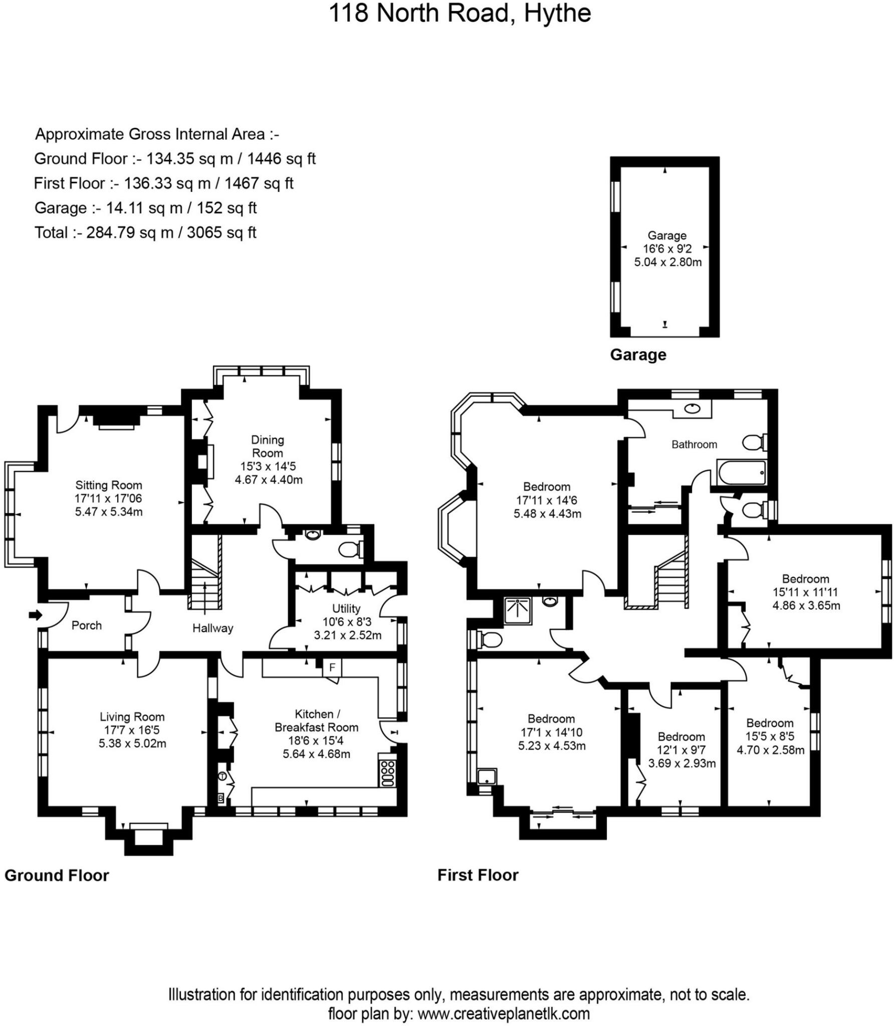 North Road, Hythe, CT21 floorplan