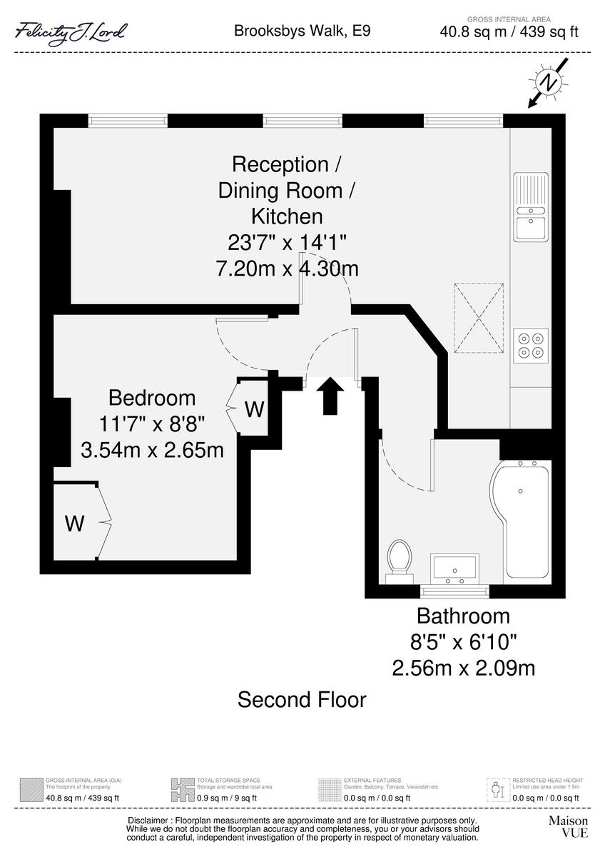 Brooksbys Walk, London E9 floorplan