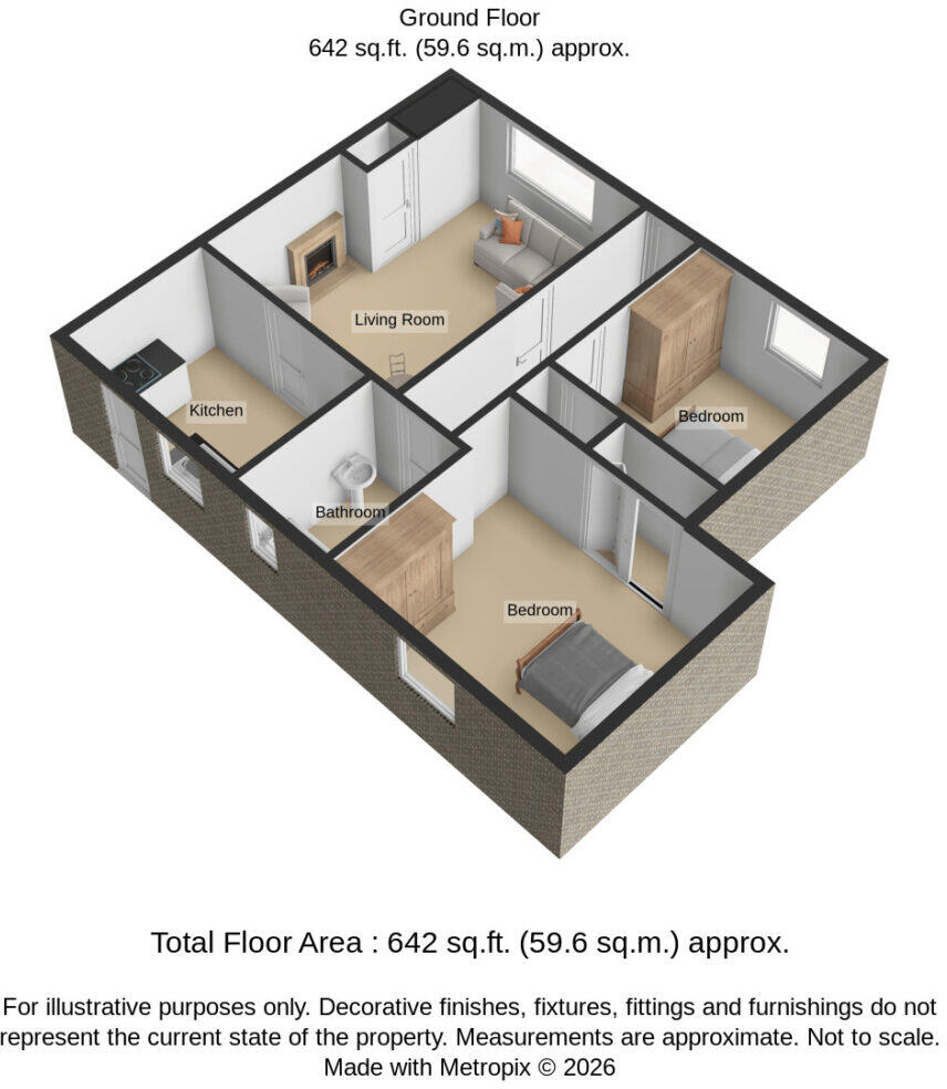 21 Longcroft Road, Hawick, TD9 0BT floorplan