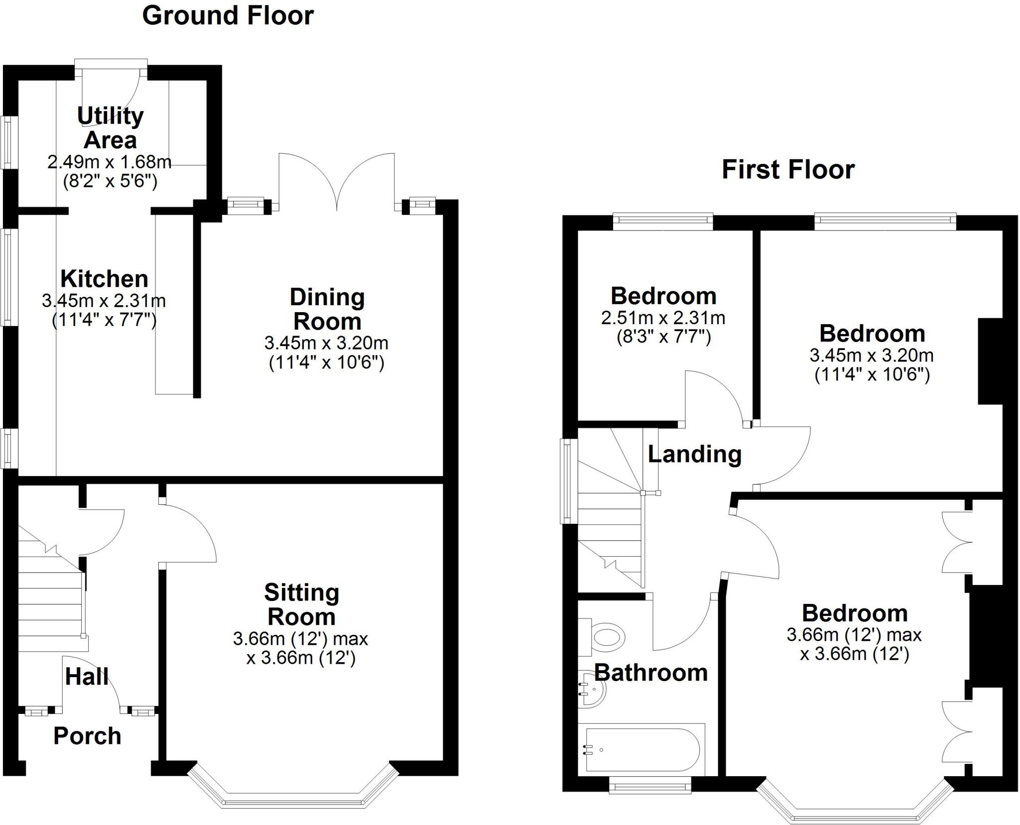 Mansfield Ave, Milton, BS23 floorplan