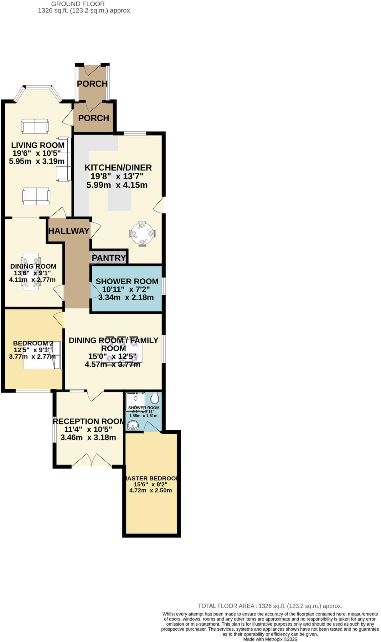 Turves Road, Cheadle Hulme, Cheadle, SK8 6AE floorplan