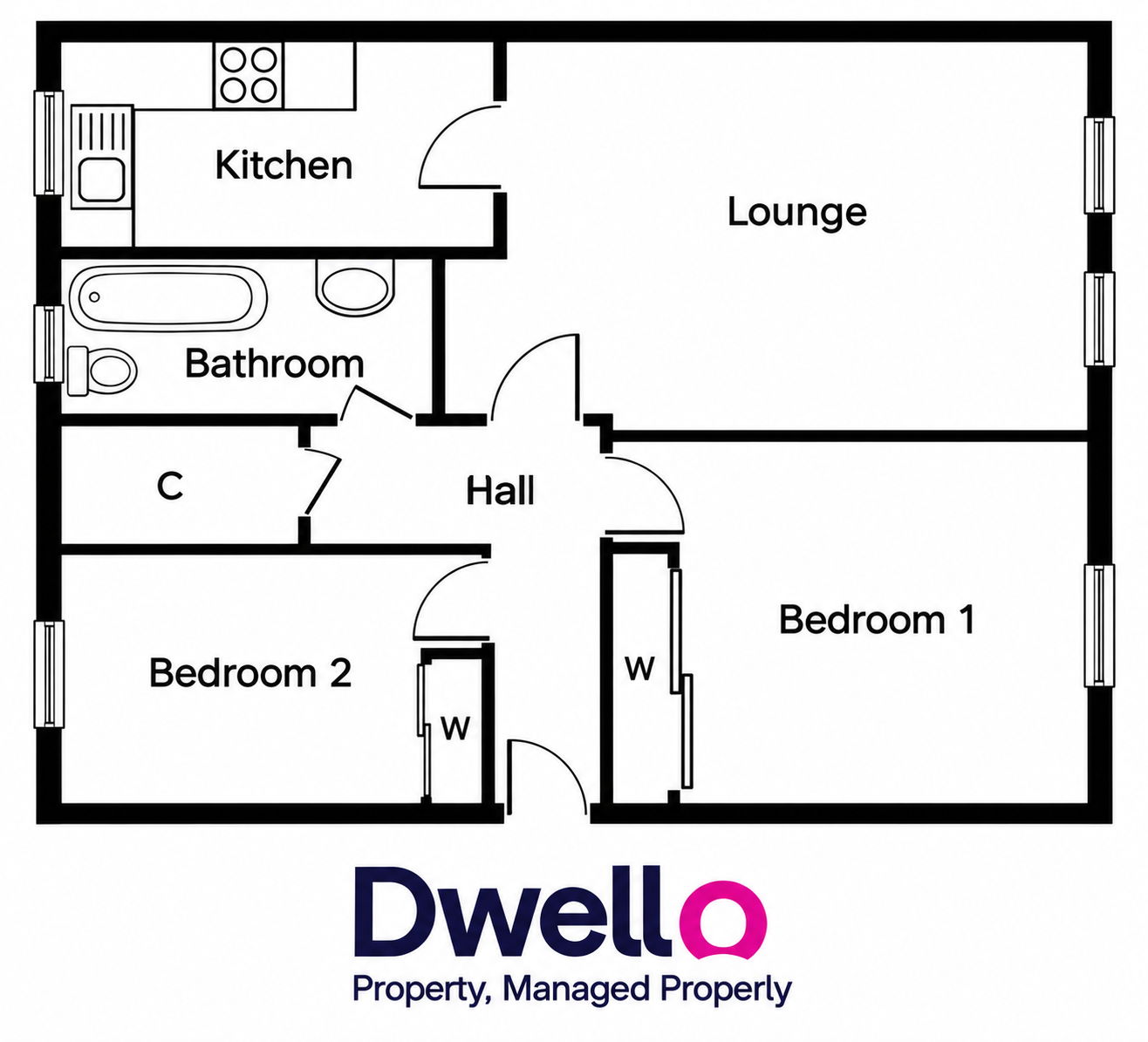 Leyden Court, Glasgow, G20 floorplan