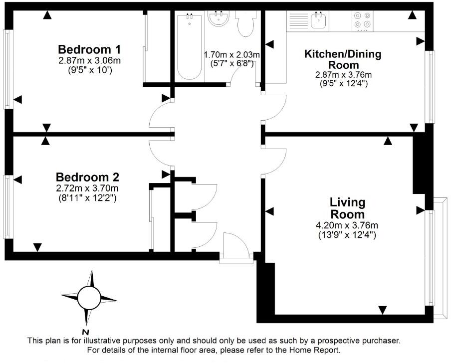 Moray Park Terrace, Abbeyhill, Edinburgh, EH7 floorplan