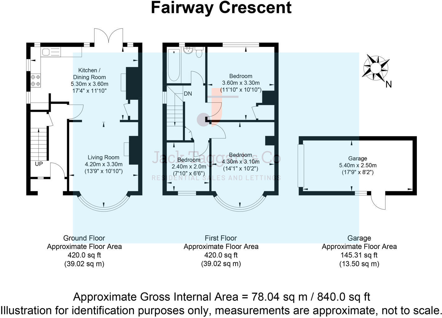 Fairway Crescent, Portslade, Brighton floorplan