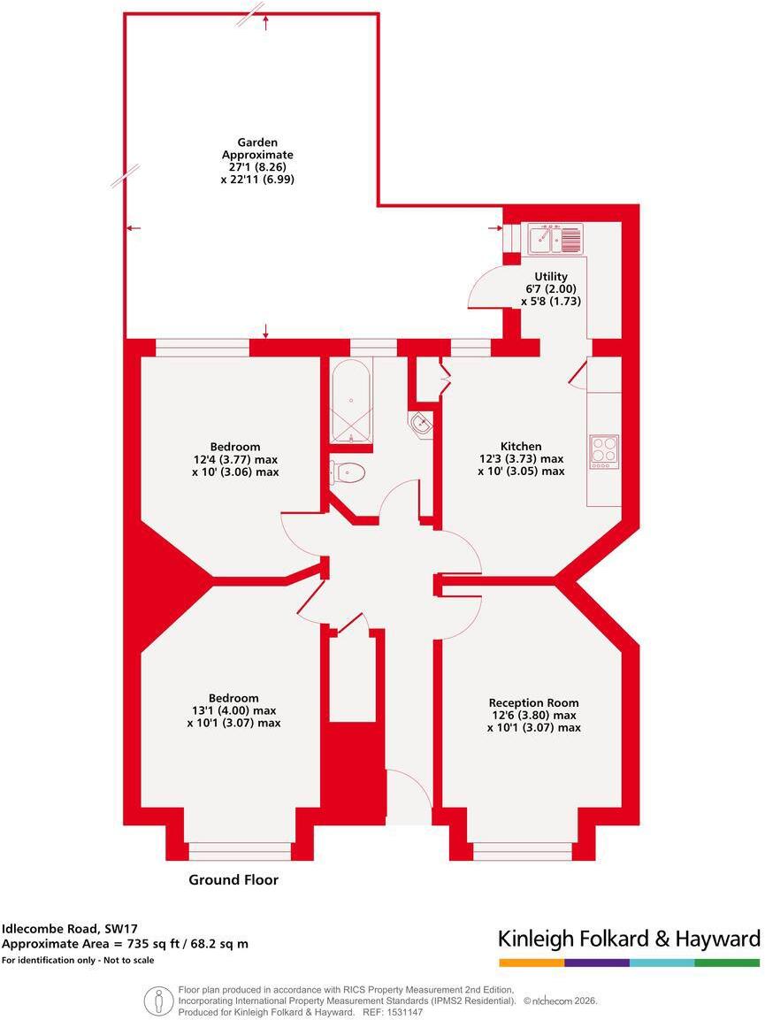 Idlecombe Road, London, SW17 floorplan