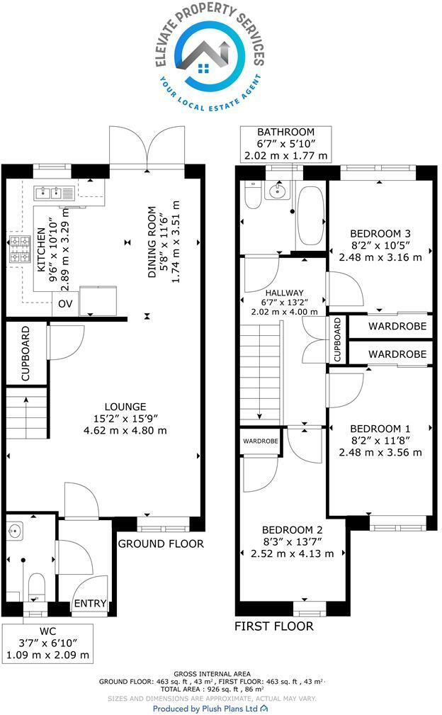 Castlegate Lane, Dumbarton floorplan