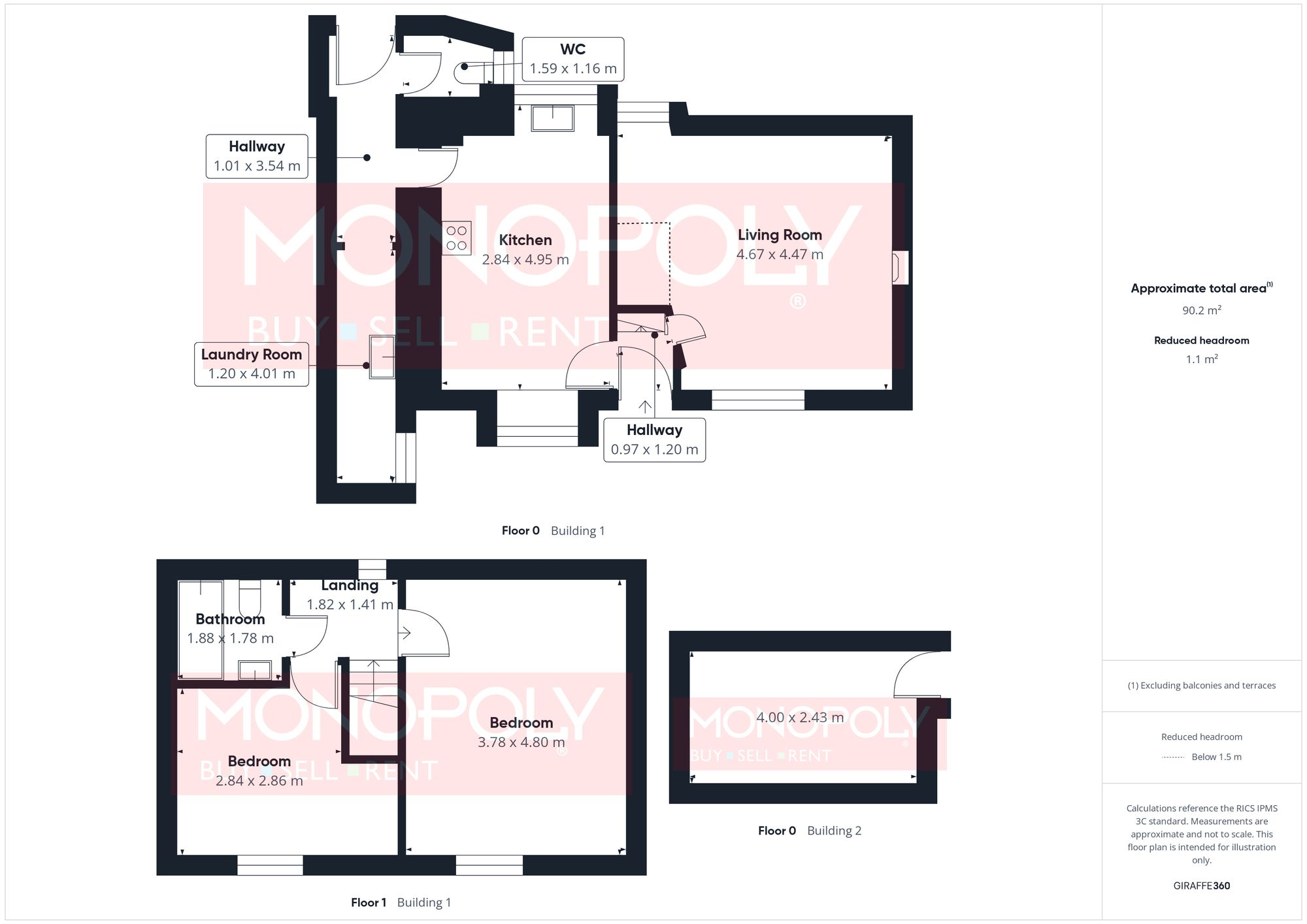 Ffordd Gogor, Llansannan, LL16 floorplan