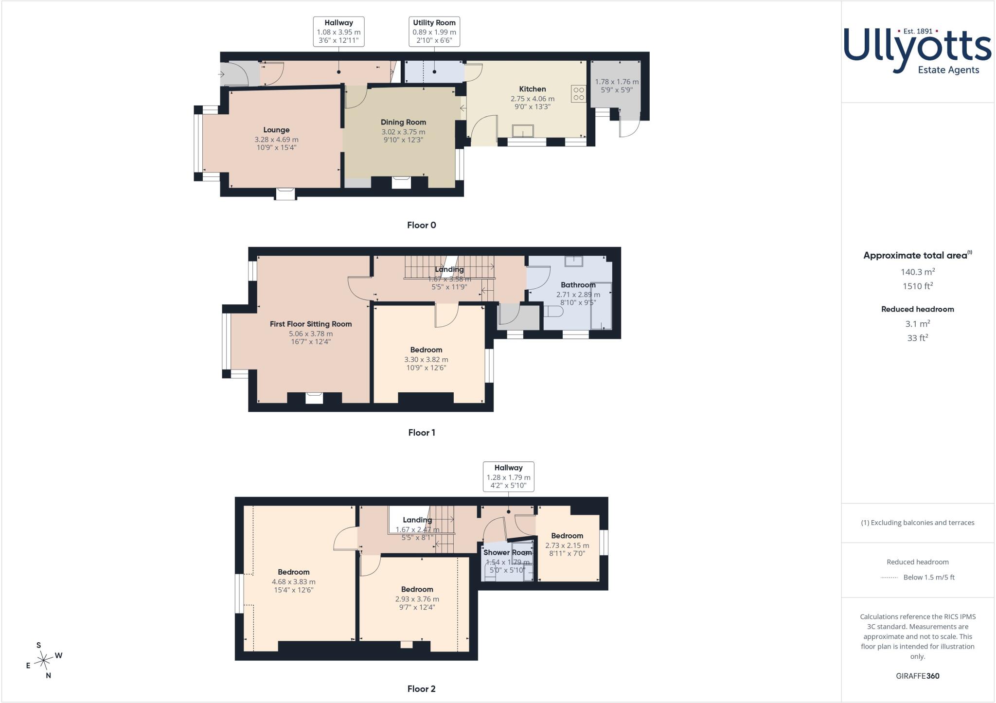 Blackburn Avenue , Bridlington  floorplan