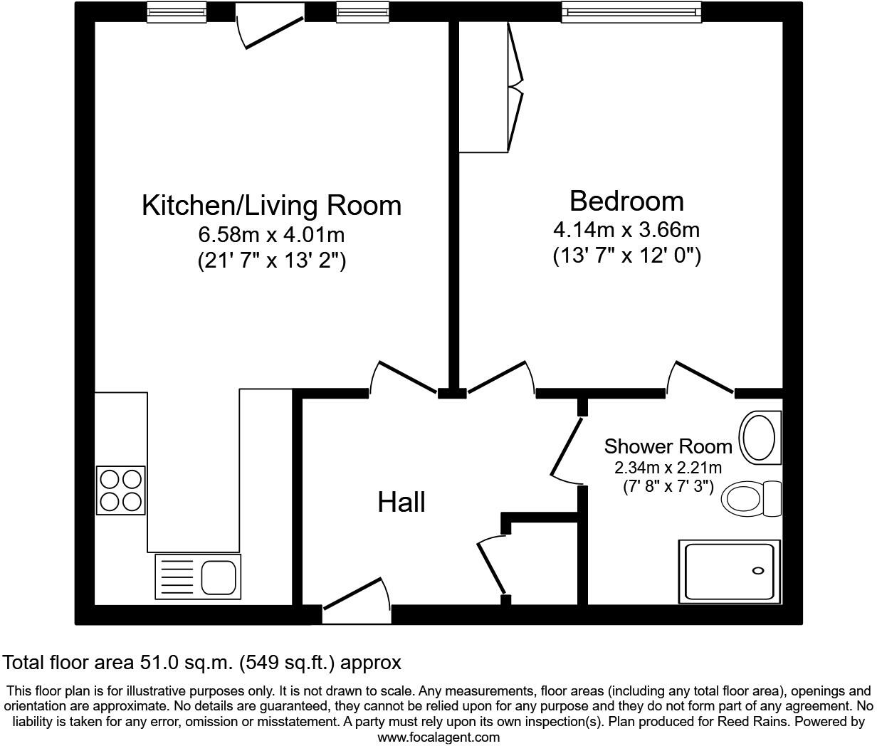 Kiln Drive, Rye Foreign, Rye, East Sussex, TN31 floorplan