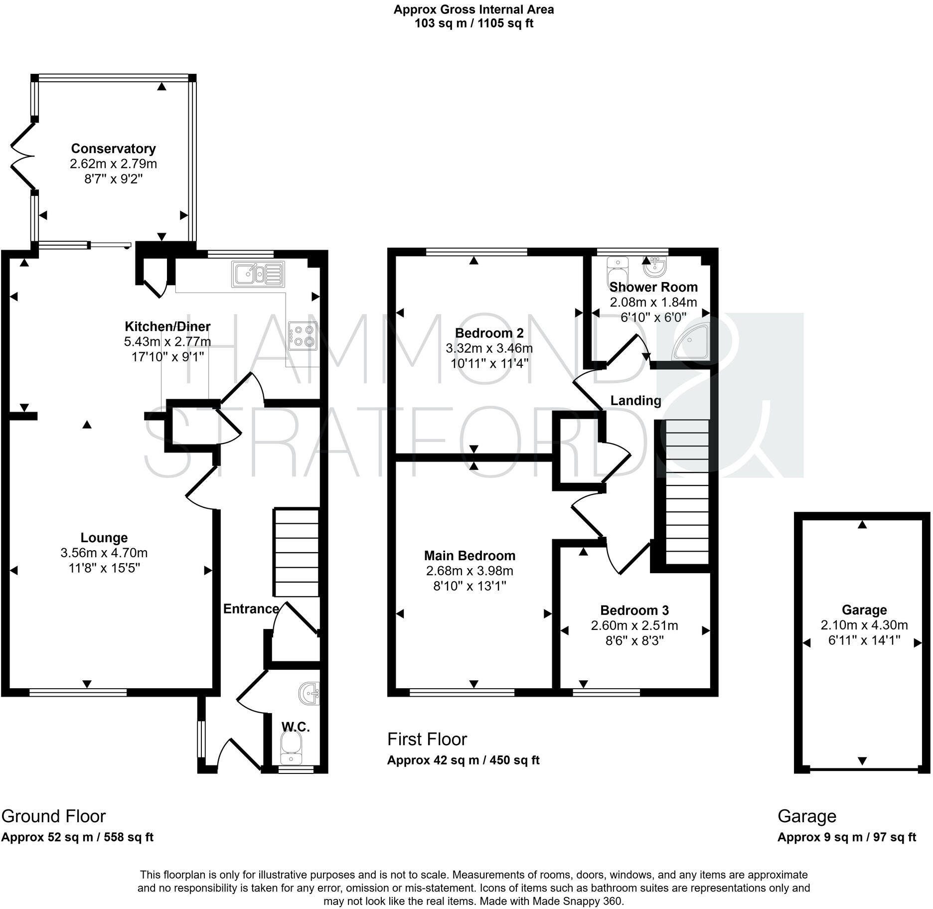 Priory Close, Hethersett floorplan