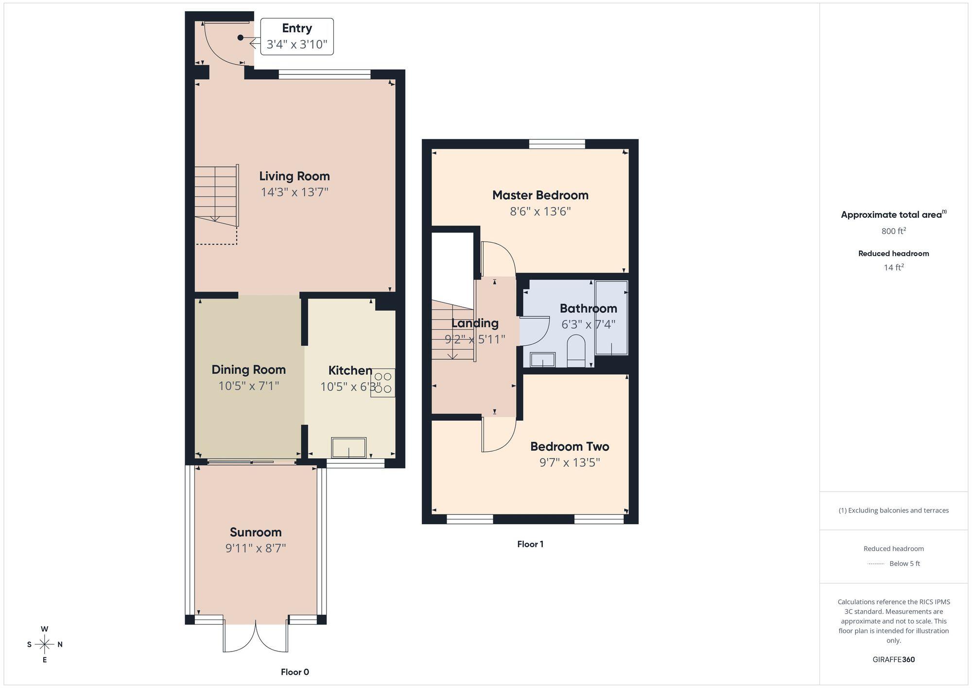 Huscarle Way, Tilehurst, RG31 floorplan