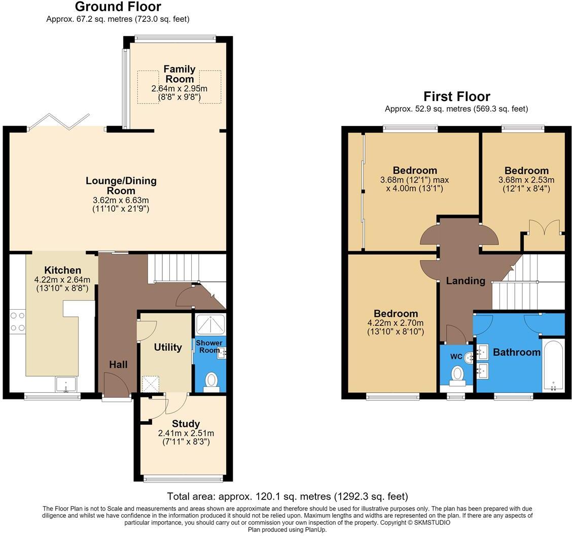 Warwick Road, St. Albans floorplan