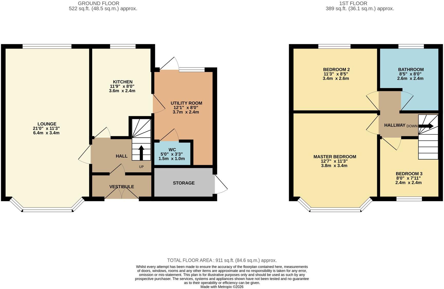 55 Fairlands Road, Walmersley, Bury, BL9 floorplan